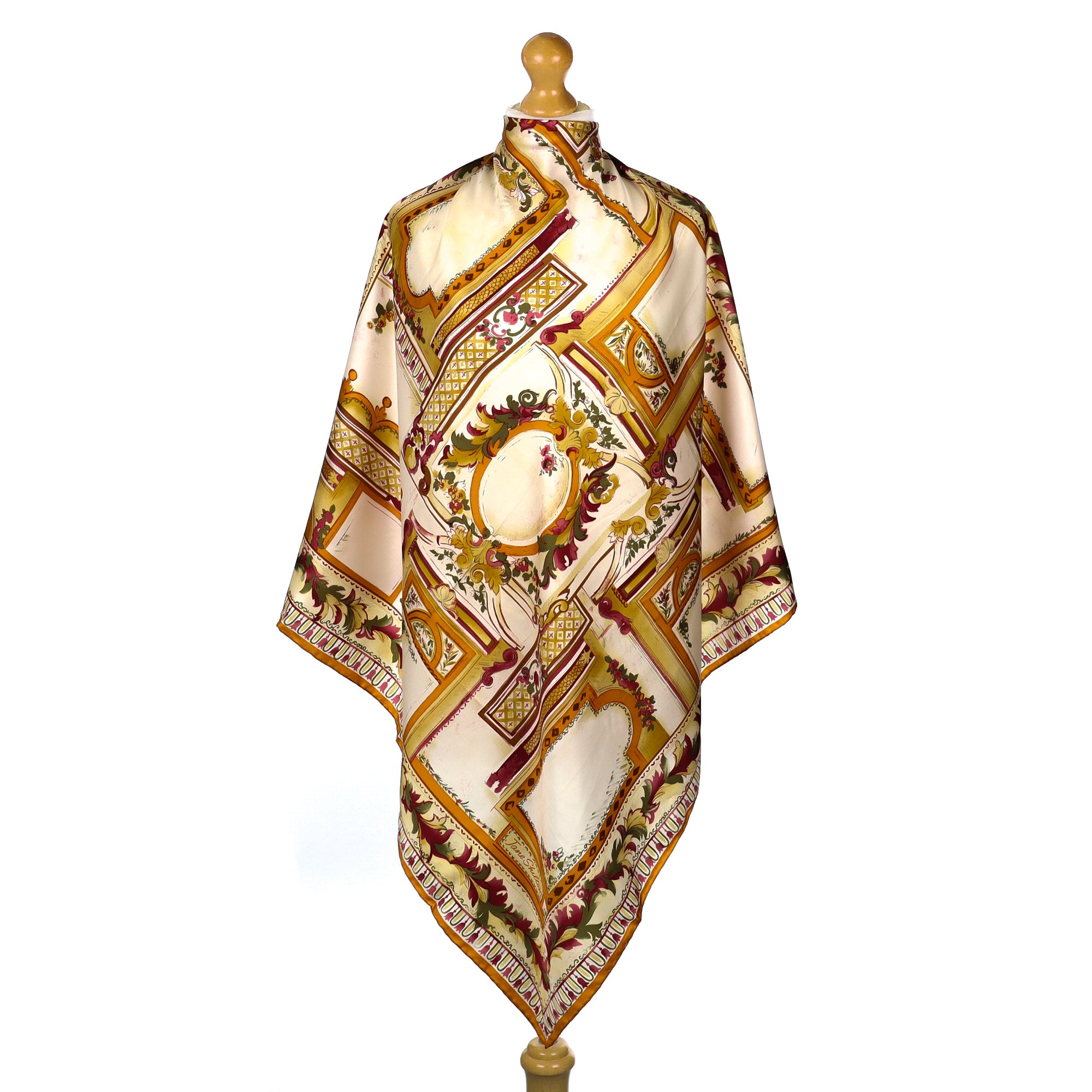 Pristine Jane Shilton Vintage Silk Scarf