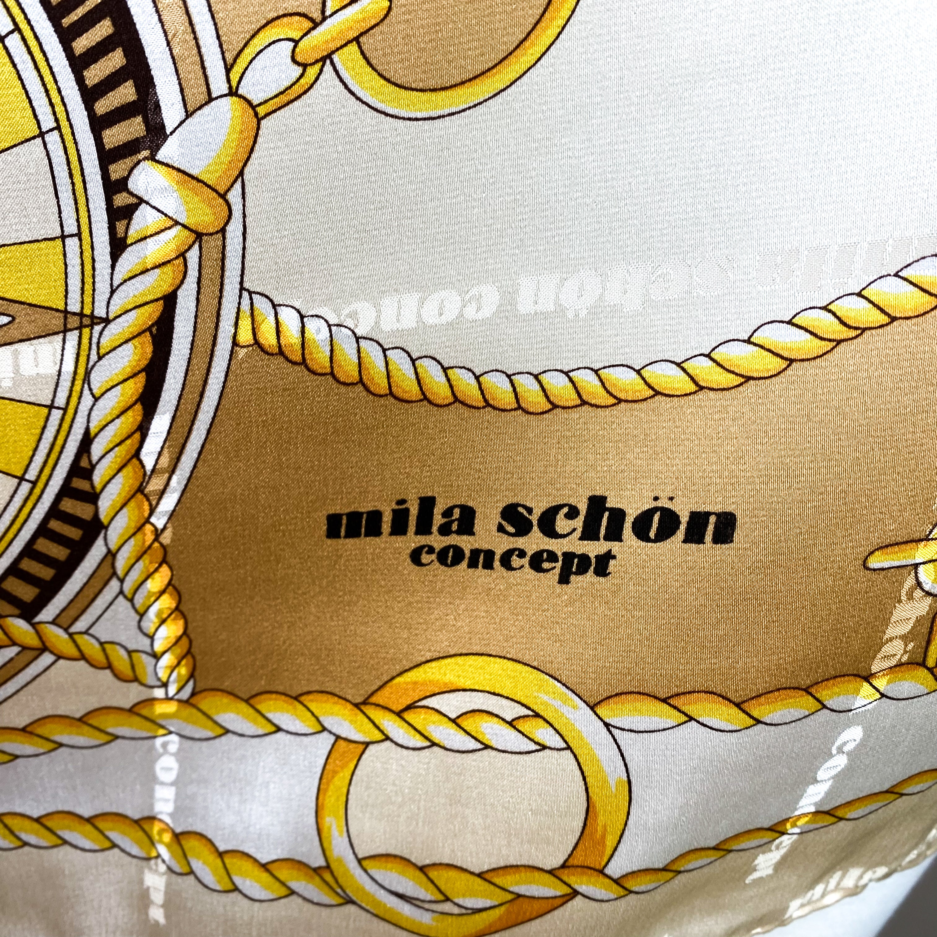 Brand New Mila Schön Silk Scarf