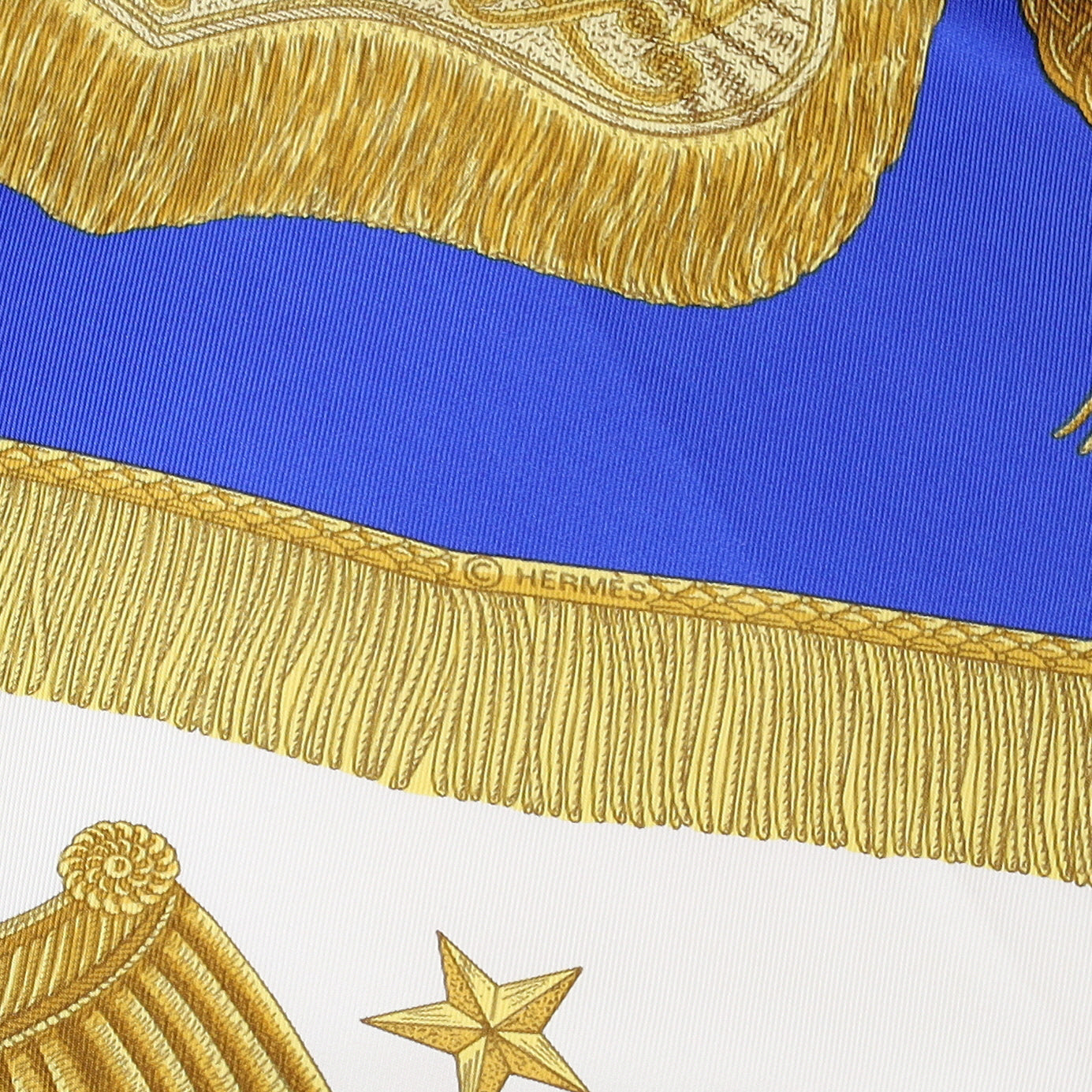 Hermès Poste et Cavalerie Silk Scarf