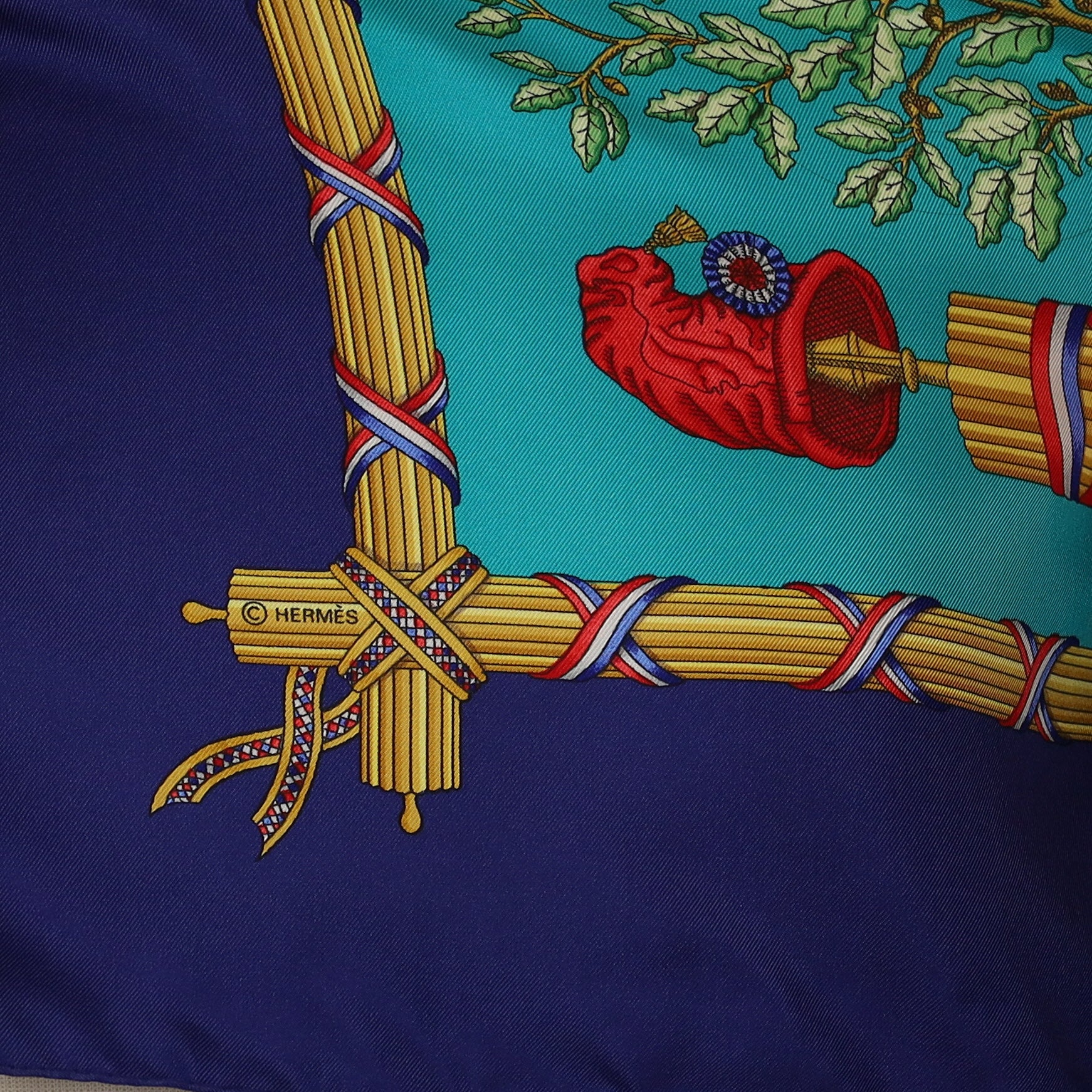 Hermès République Française Liberté Égalite 1789 Silk Scarf