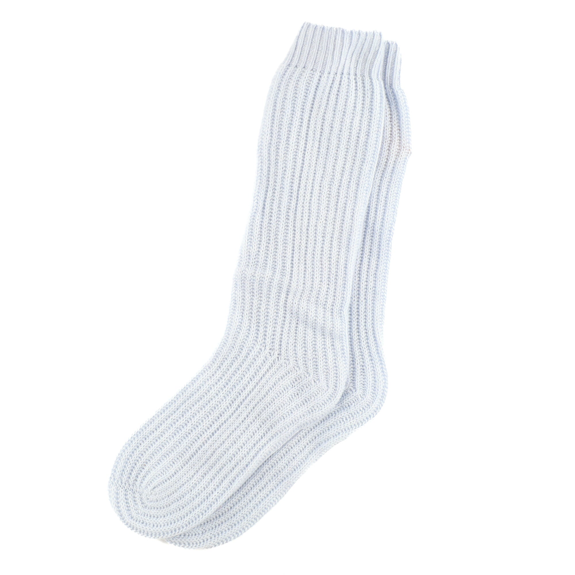 Brand New Scottish Opal Blue Luxury Cashmere Bed Sock