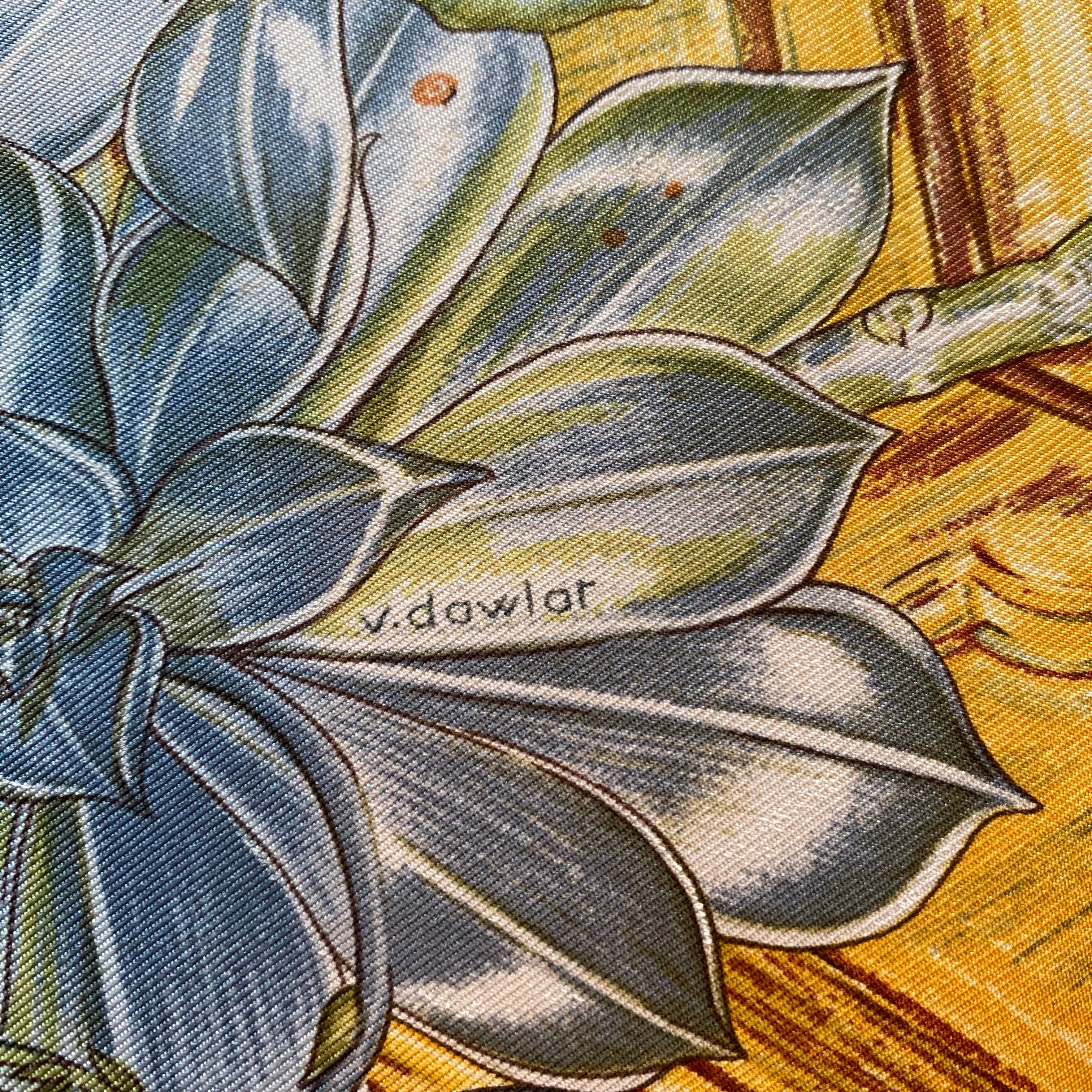 Hermès Jardins Secret Silk Scarf