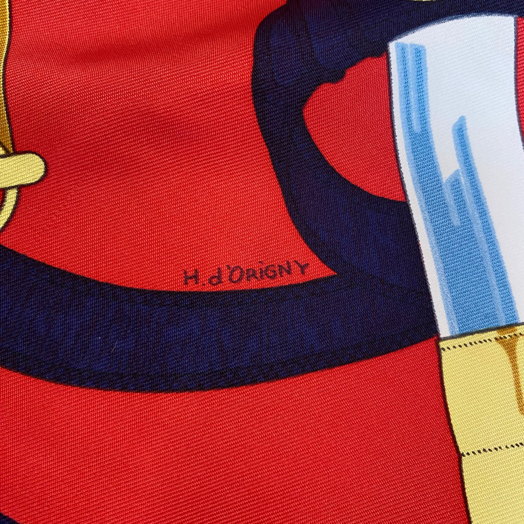Hermès Eperon D’or Silk Scarf