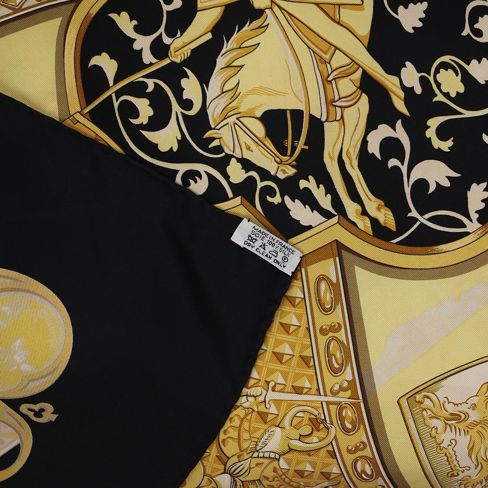Hermès La Vie À Cheval Silk Scarf