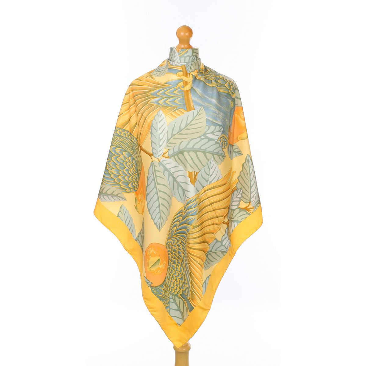 Hermès Les Perroquets Silk Scarf Quite Rare