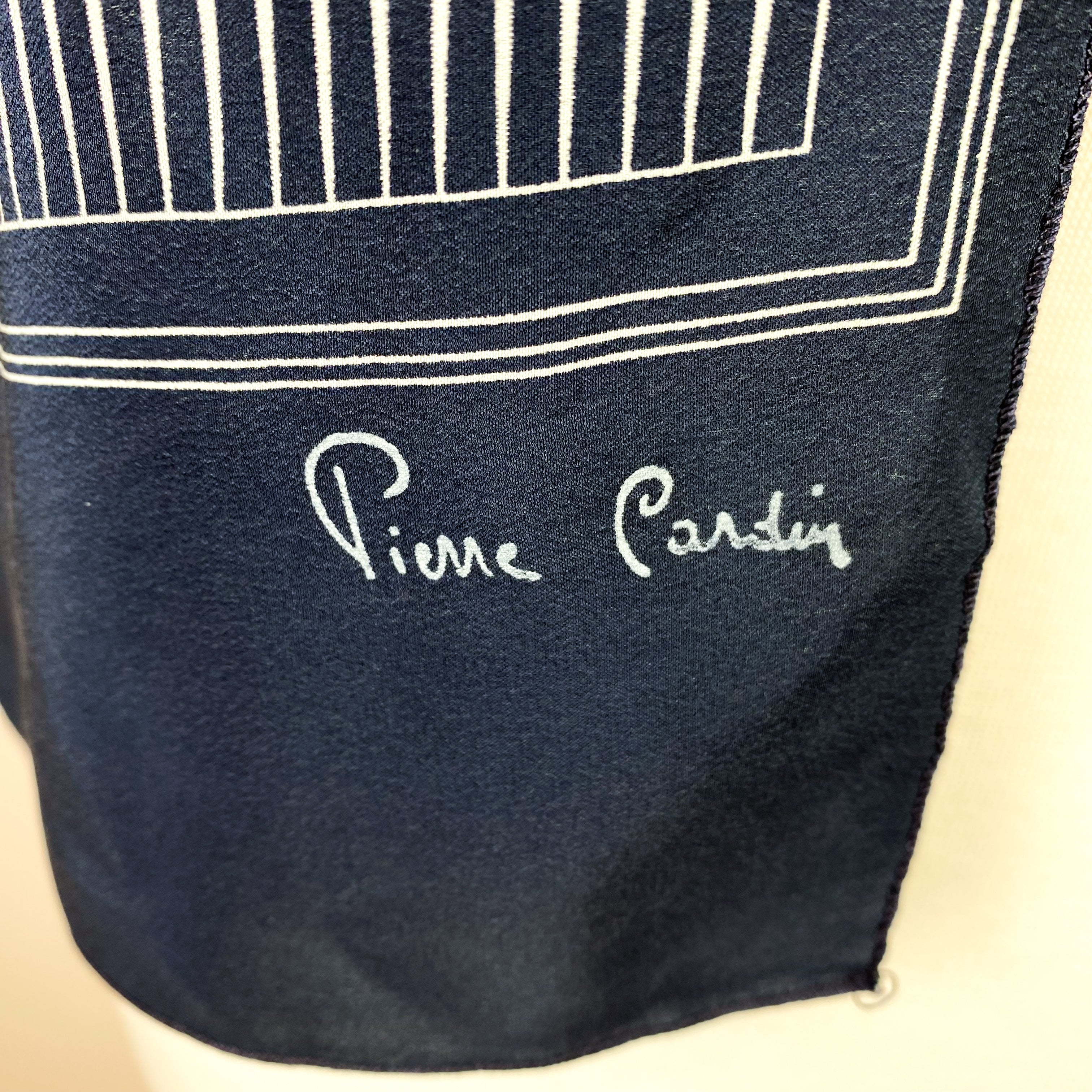 1970s Pierre Cardin Vintage Silk Scarf