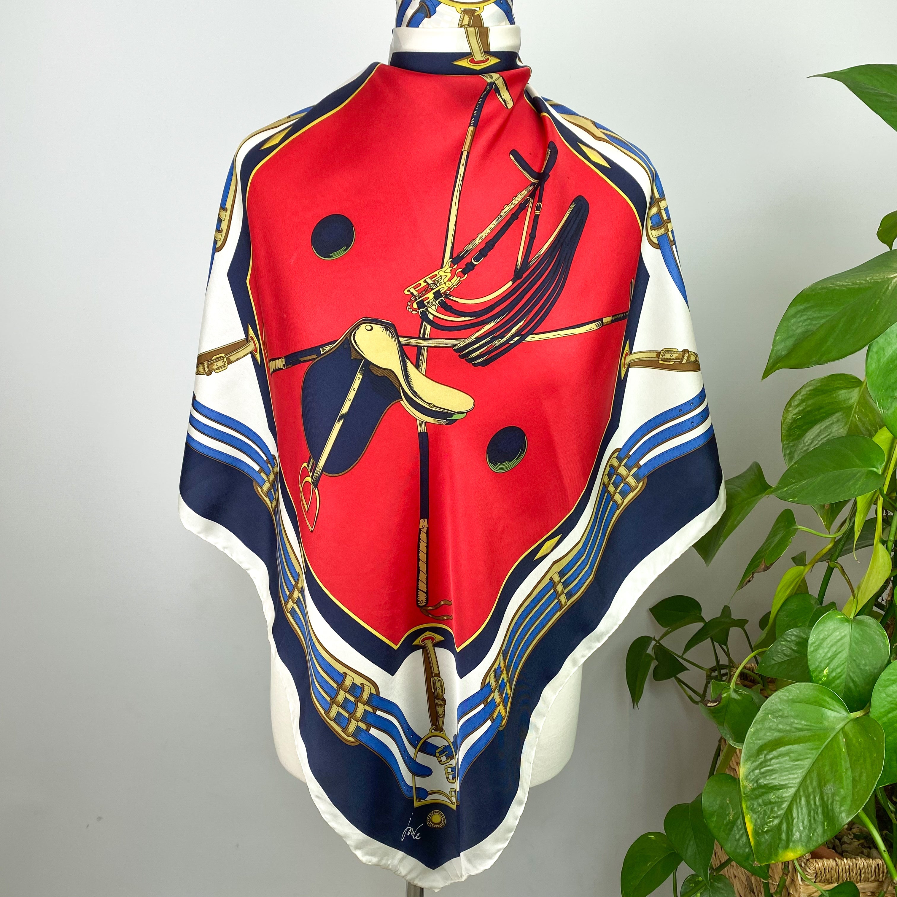 Joules Nautical Silk Scarf