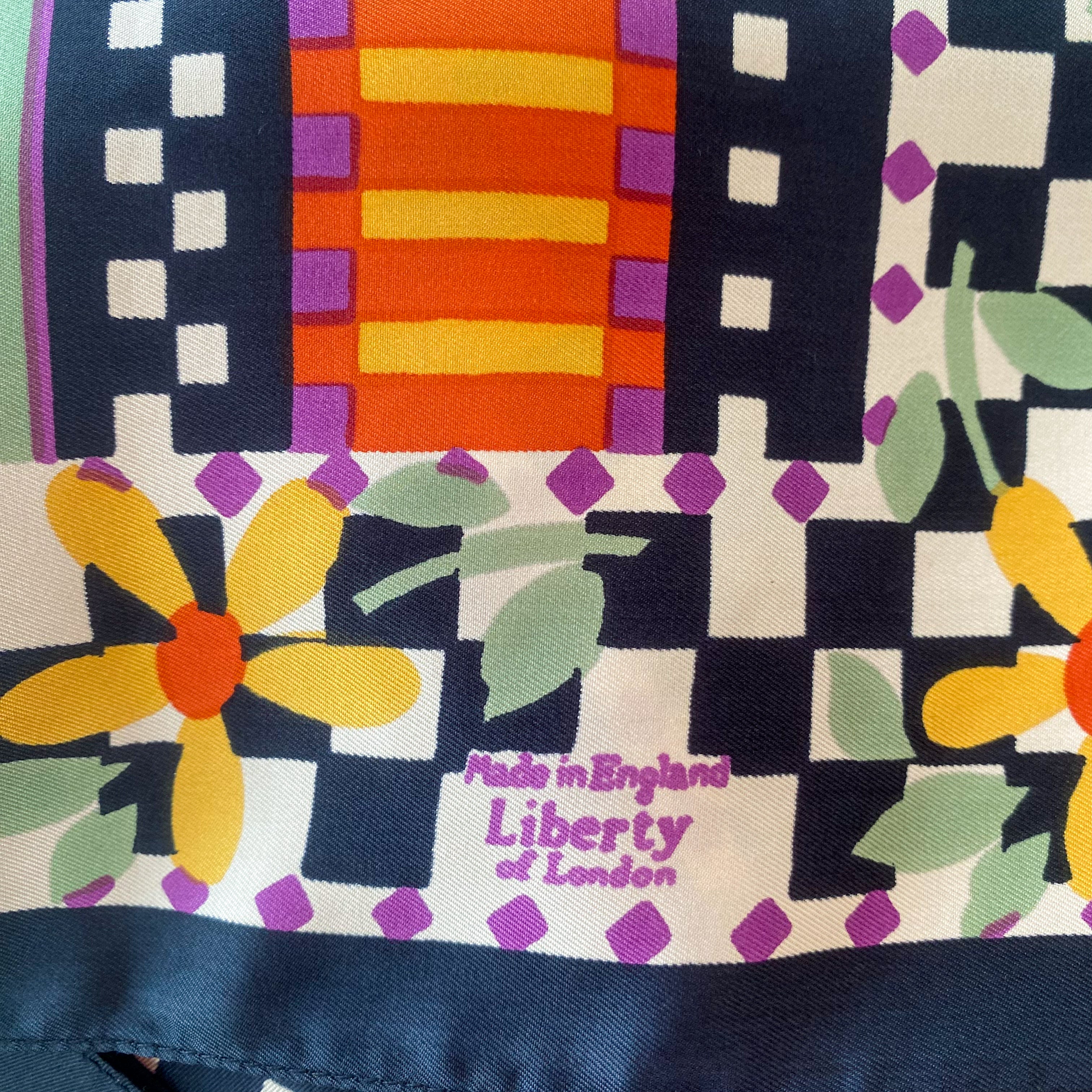 1970’s Liberty Long Silk Scarf