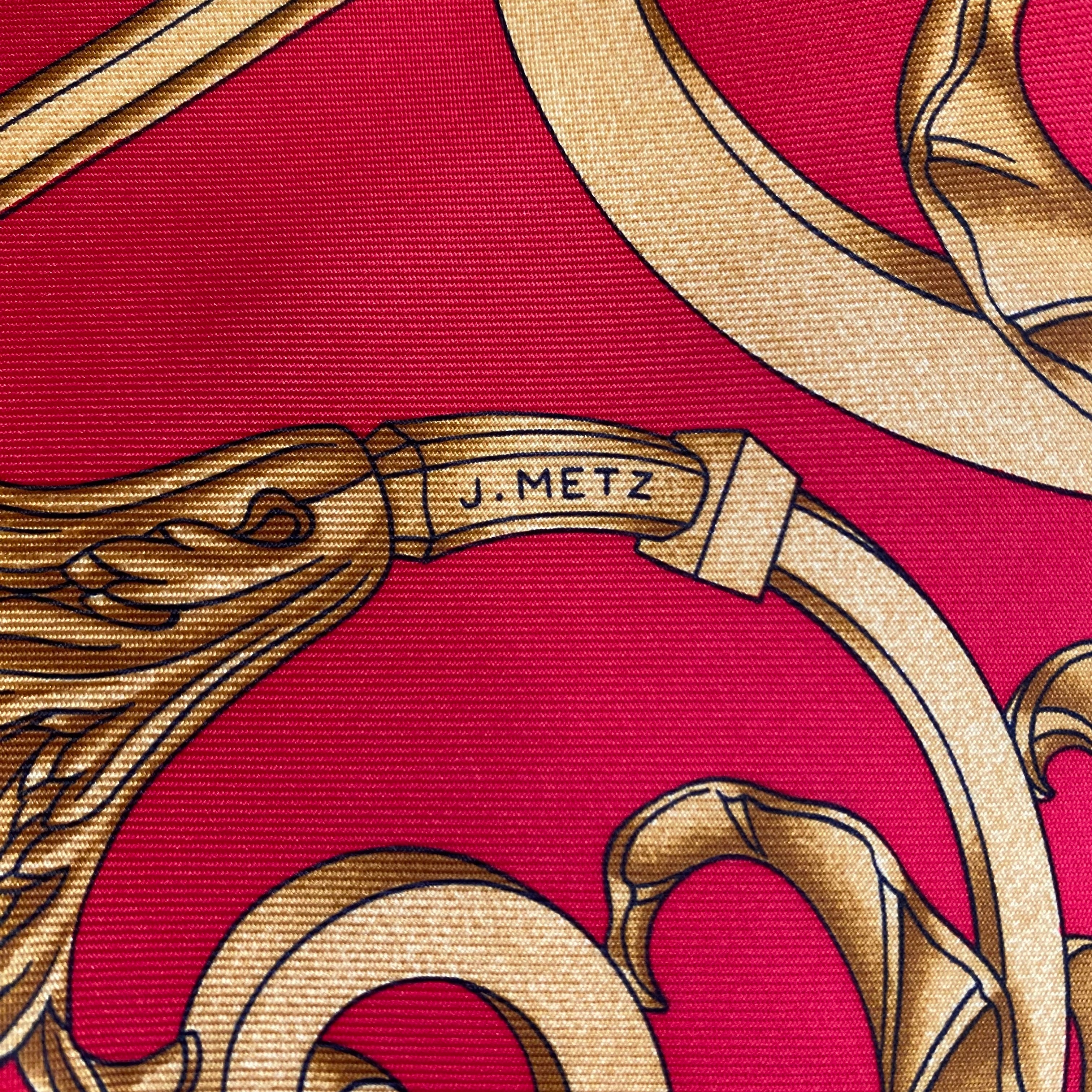 Pristine Hermès Les Tuileries Silk Scarf