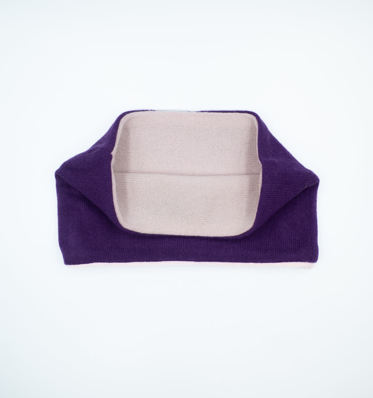 Vivid Violet and Baby Pink Neck Warmer
