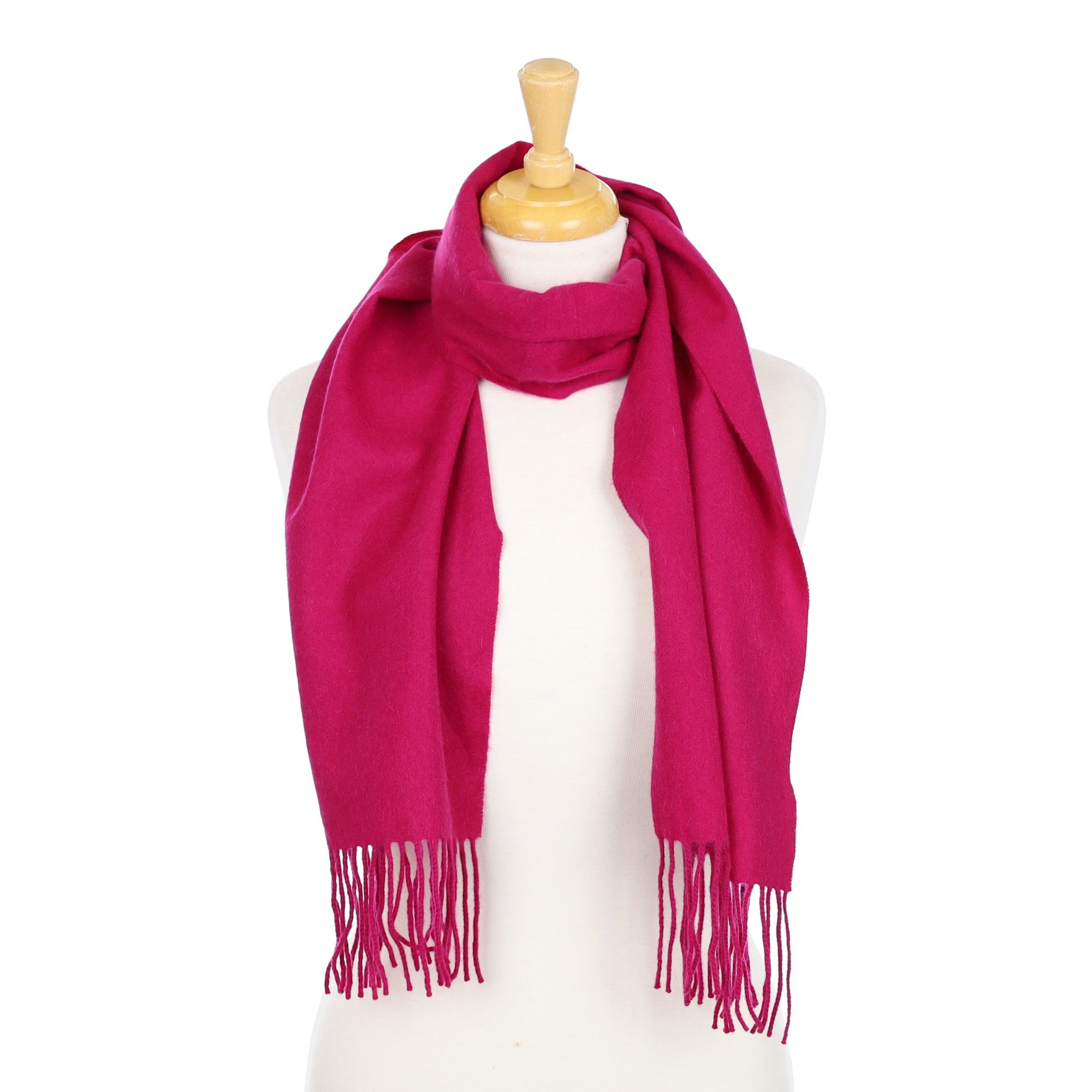 Magenta Purple Woven Scarf