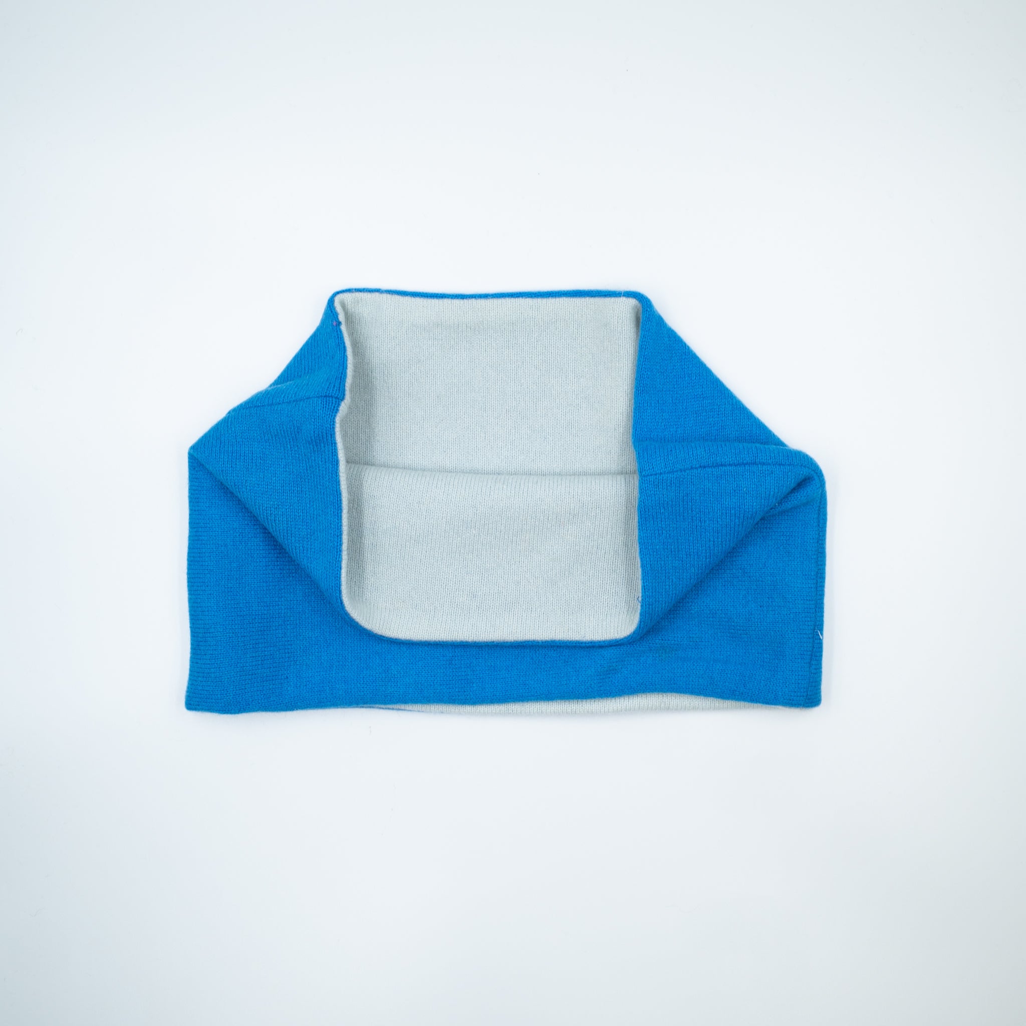 Azure and Ice Blue Neck Warmer