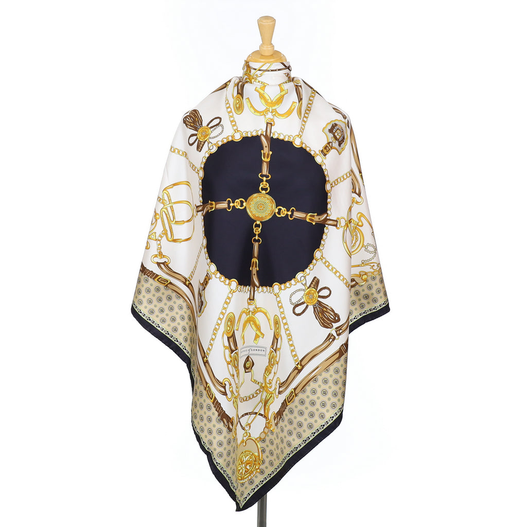 Brand New Boxed Aspinal Silk Scarf