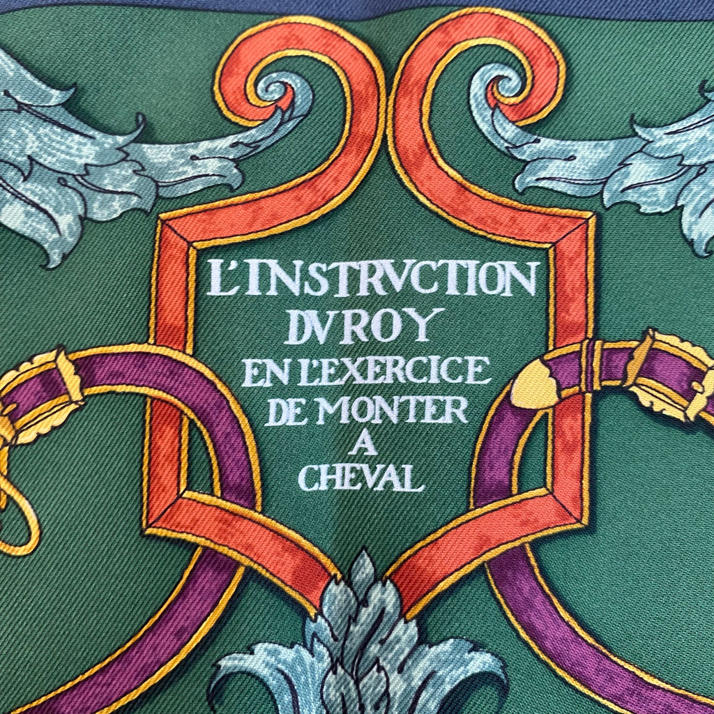 Hermès 45 L’instruction Du Roy Silk Scarf
