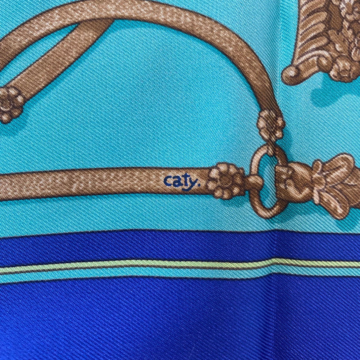 Hermès Gaucho Par Silk Scarf