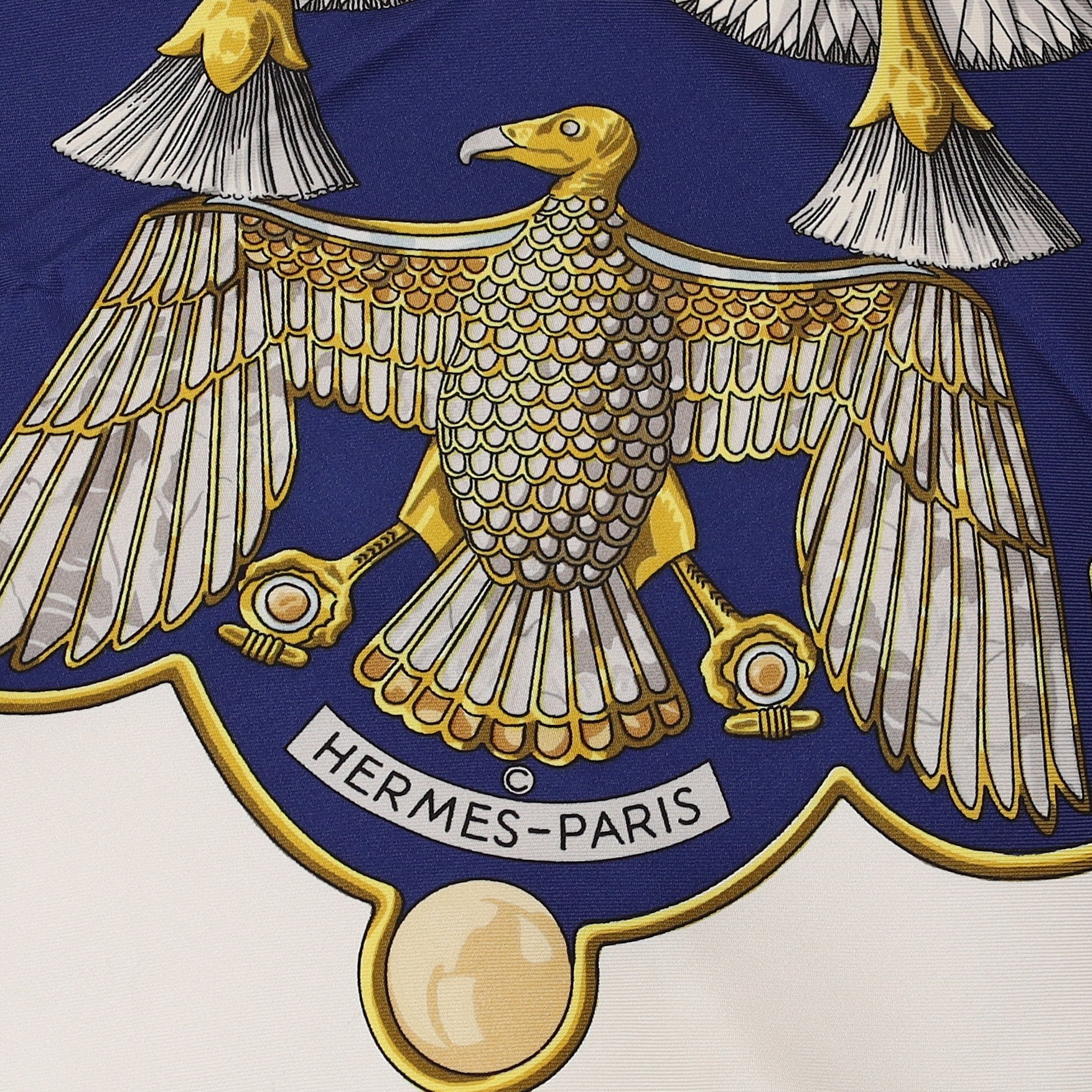 Brand New Sleeved Hermès Egypt Silk Scarf