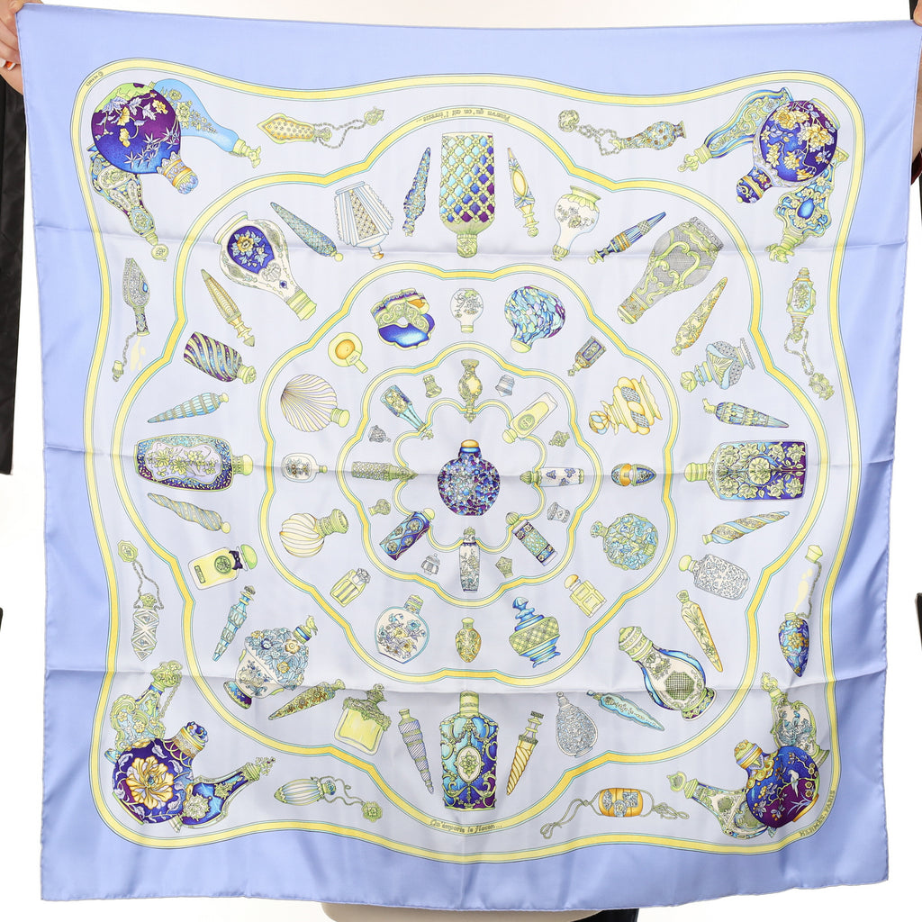 Brand New Boxed Hermès Qu’importe Le Flacon Silk Scarf