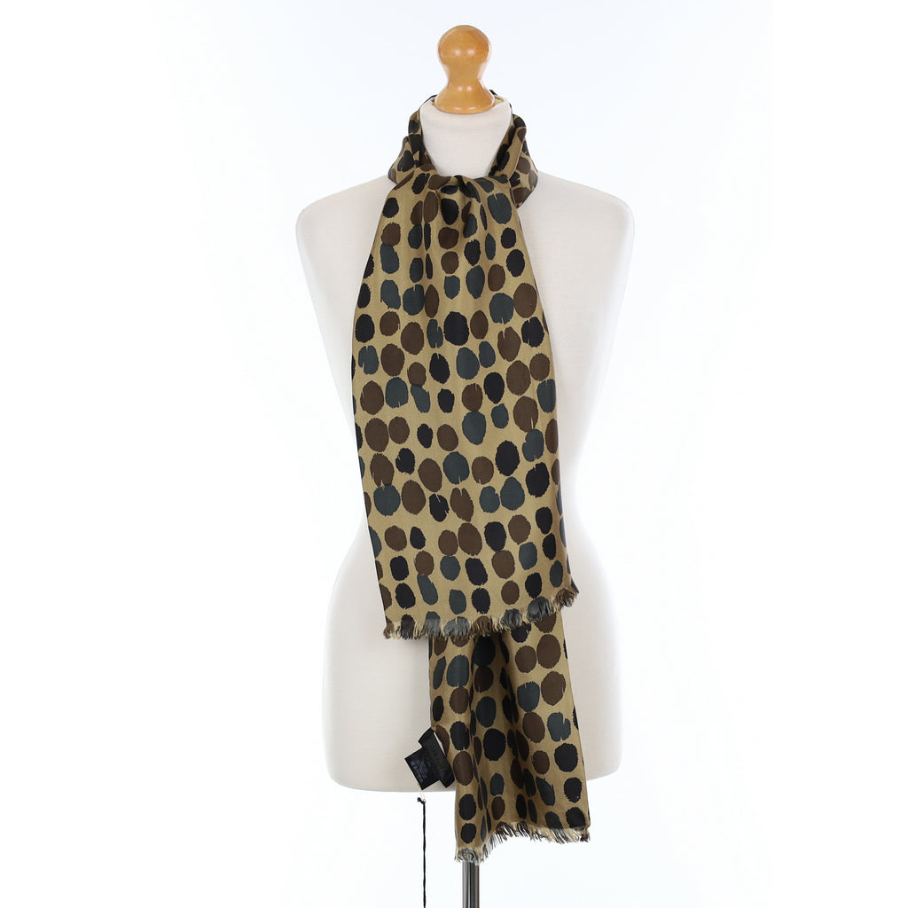 Brand New Nicole Farhi Spotted Silk Scarf