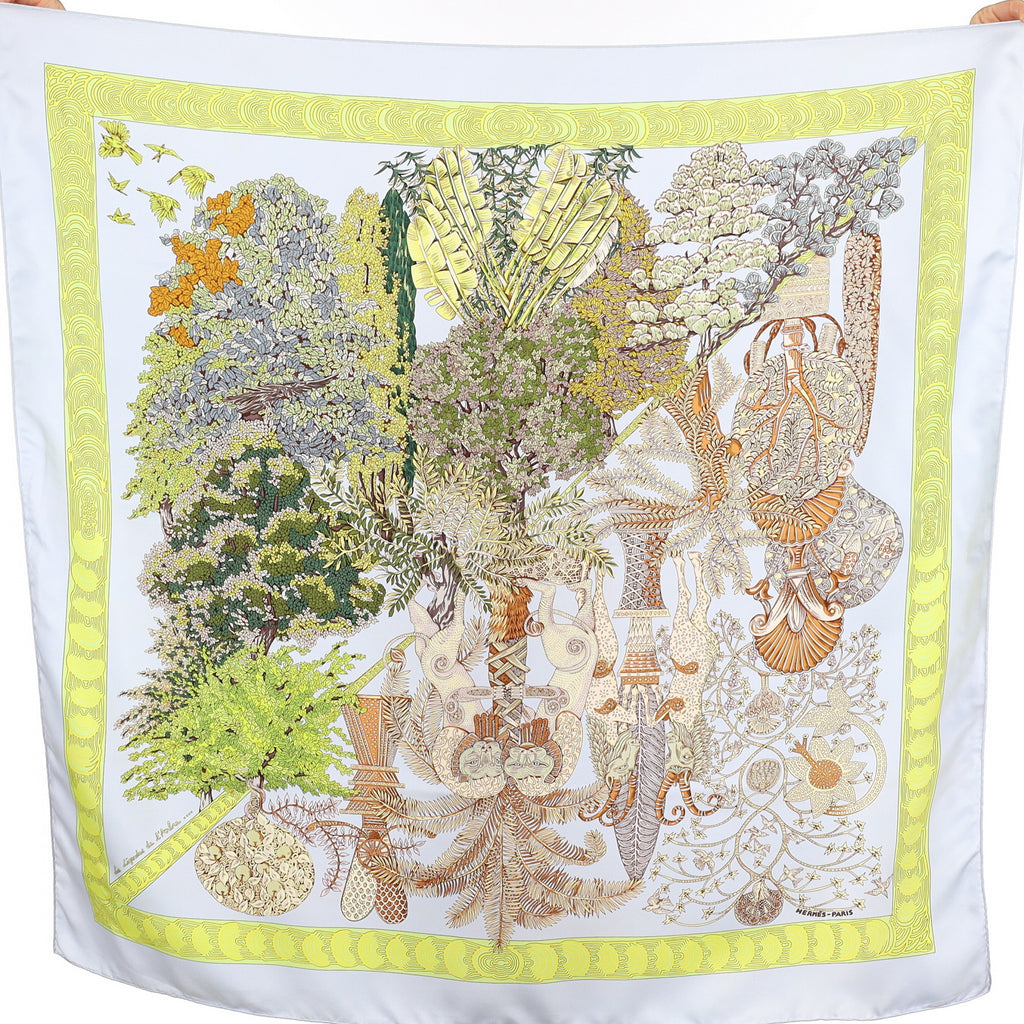 Hermès Les Légendes de L’Arbre Silk Scarf