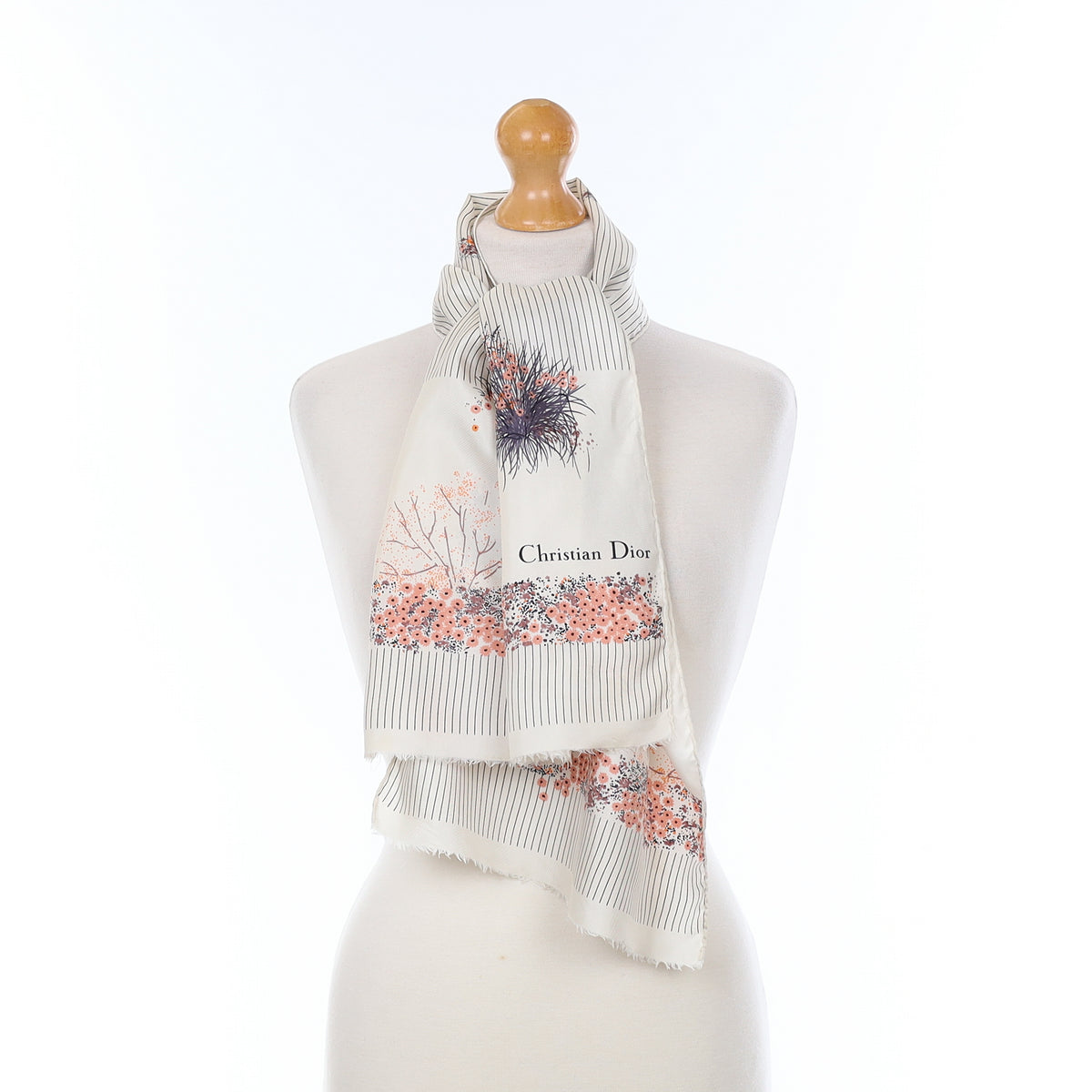 1970’s Christian Dior Vintage Silk Scarf