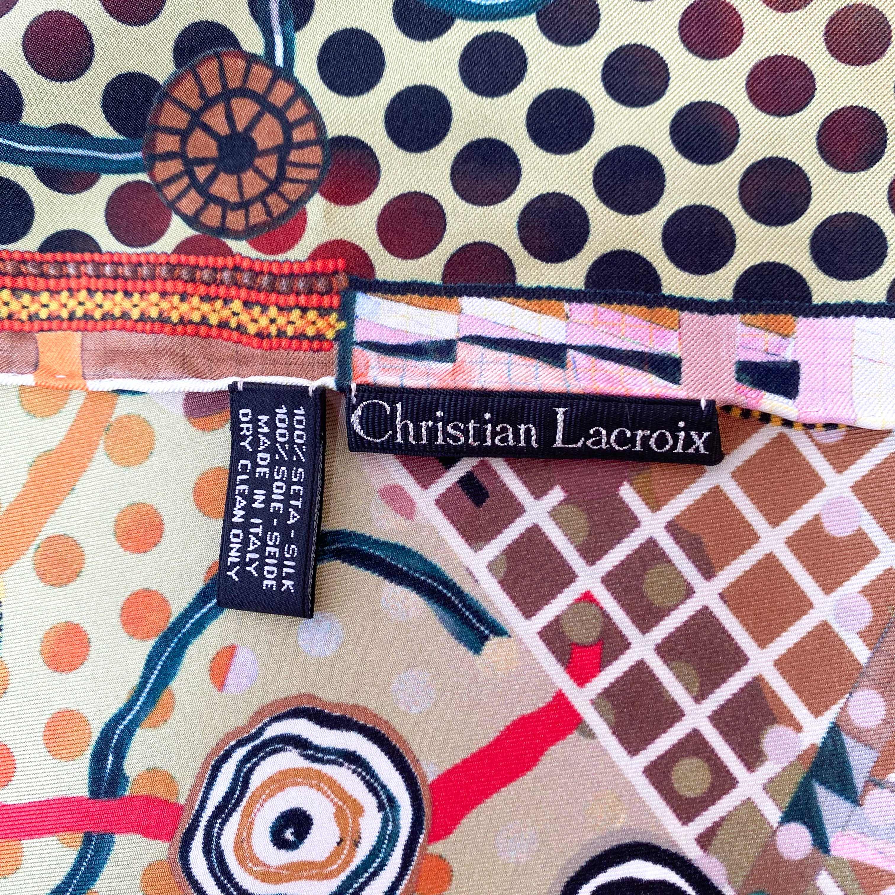 Christian Lacroix Silk Scarf