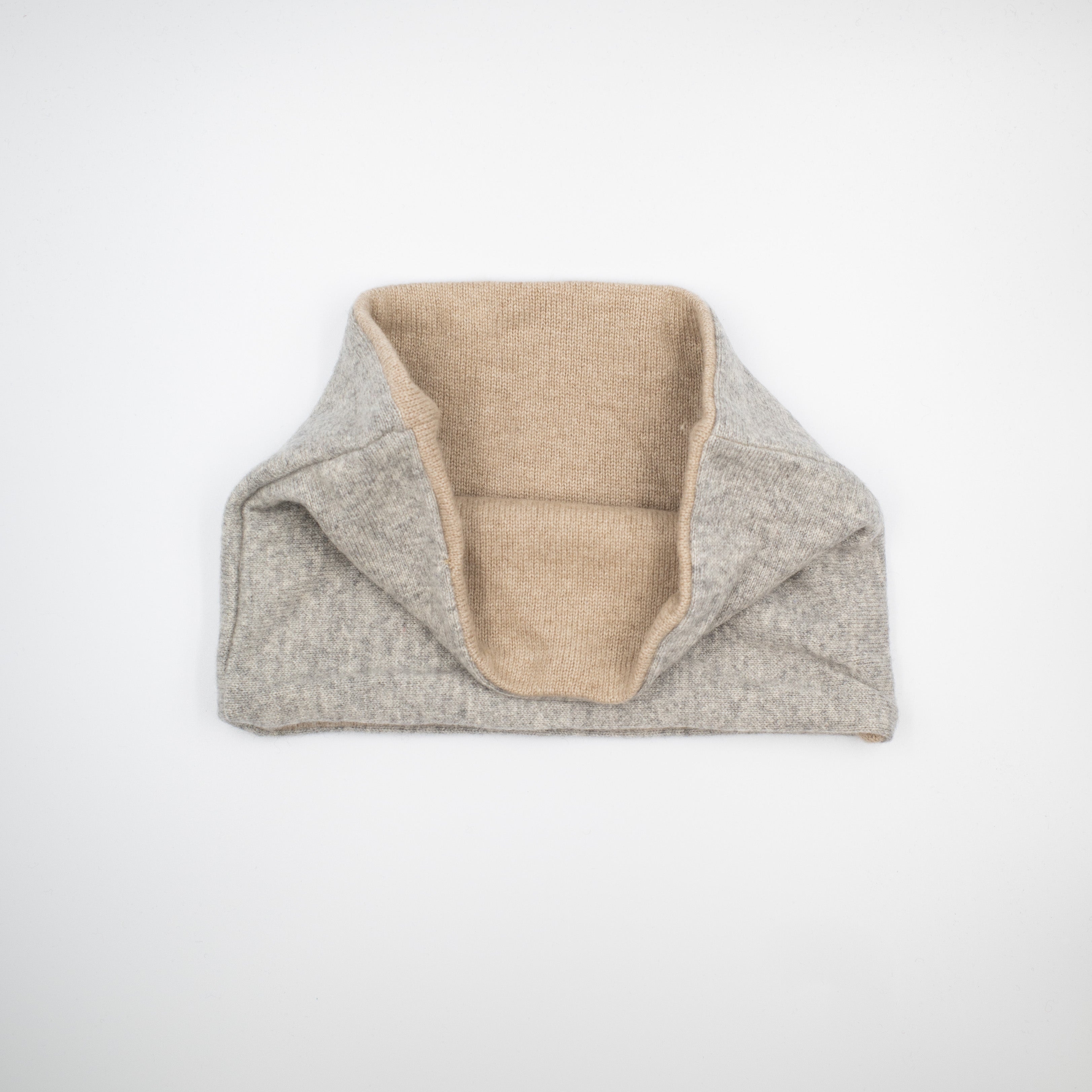 Ash Grey and Fawn Neck Warmer