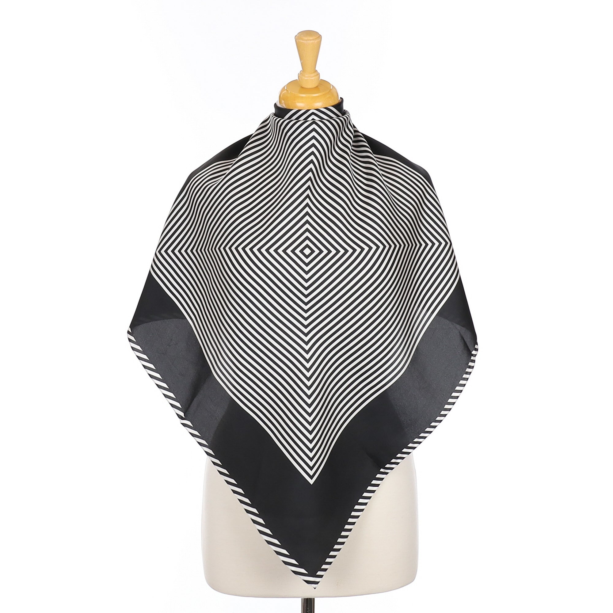 Brand New Monochrome Silk Scarf