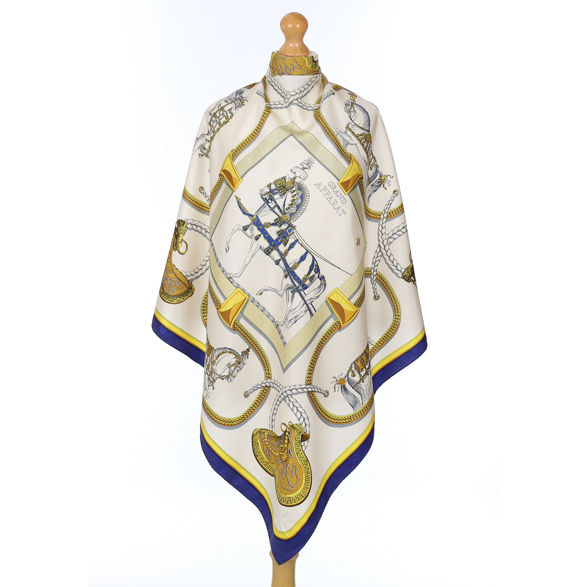 Hermès Grand Apparat Vintage Silk Scarf