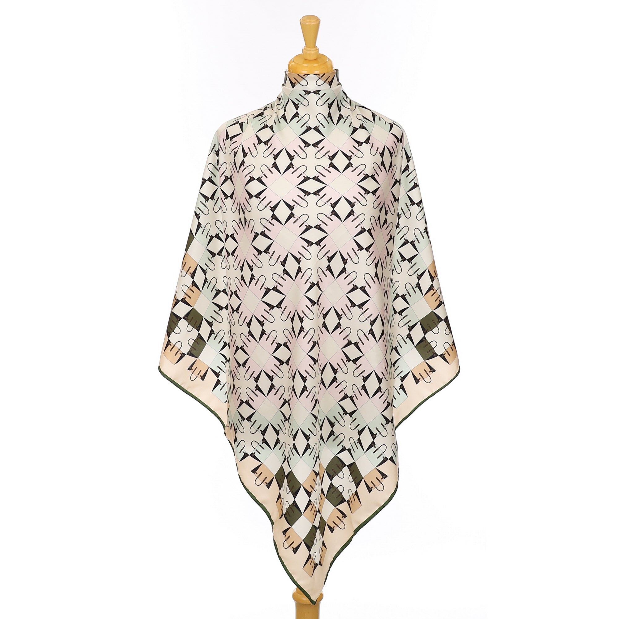 Brand New Boxed Aspinal Silk Scarf
