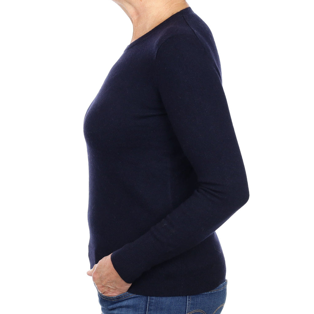 Everlane Navy Blue Cashmere Crew Neck Jumper Medium