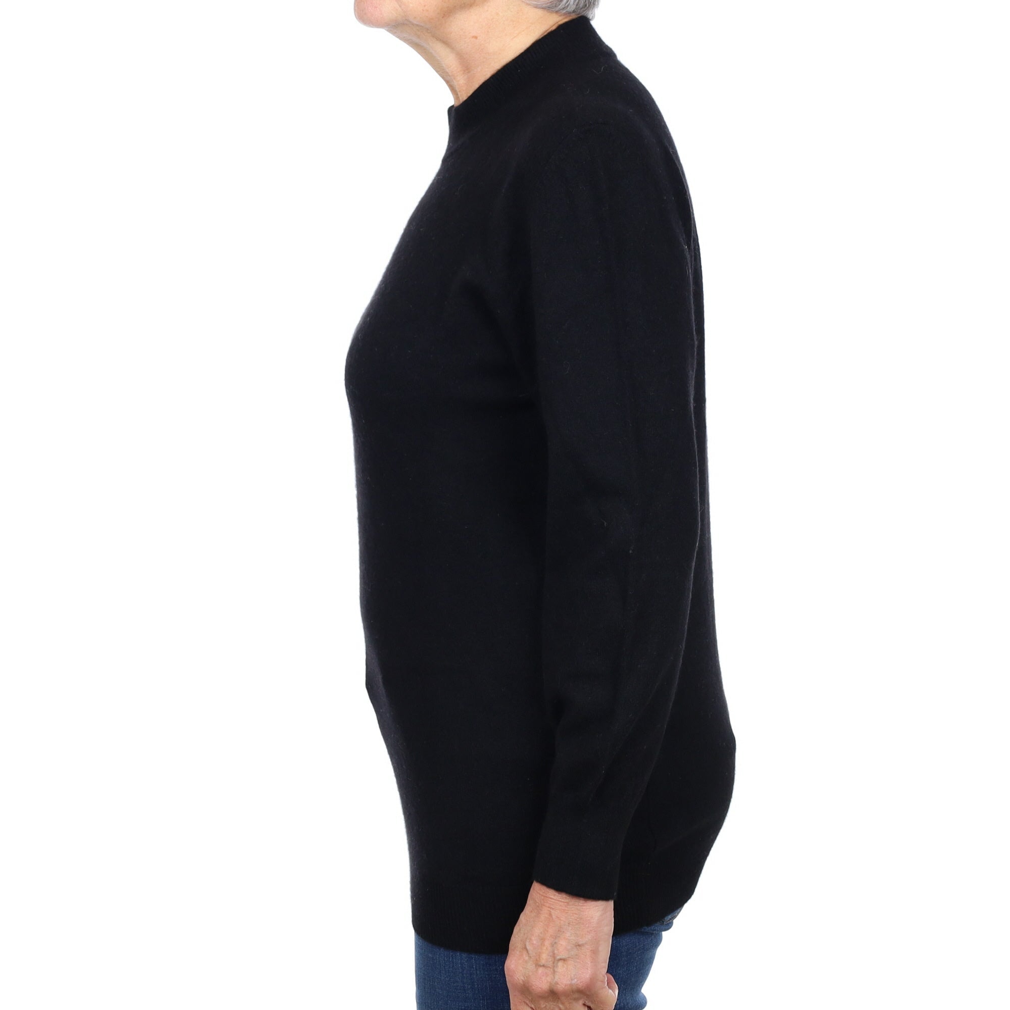 Black Cashmere Turtle Neck Jumper Medium