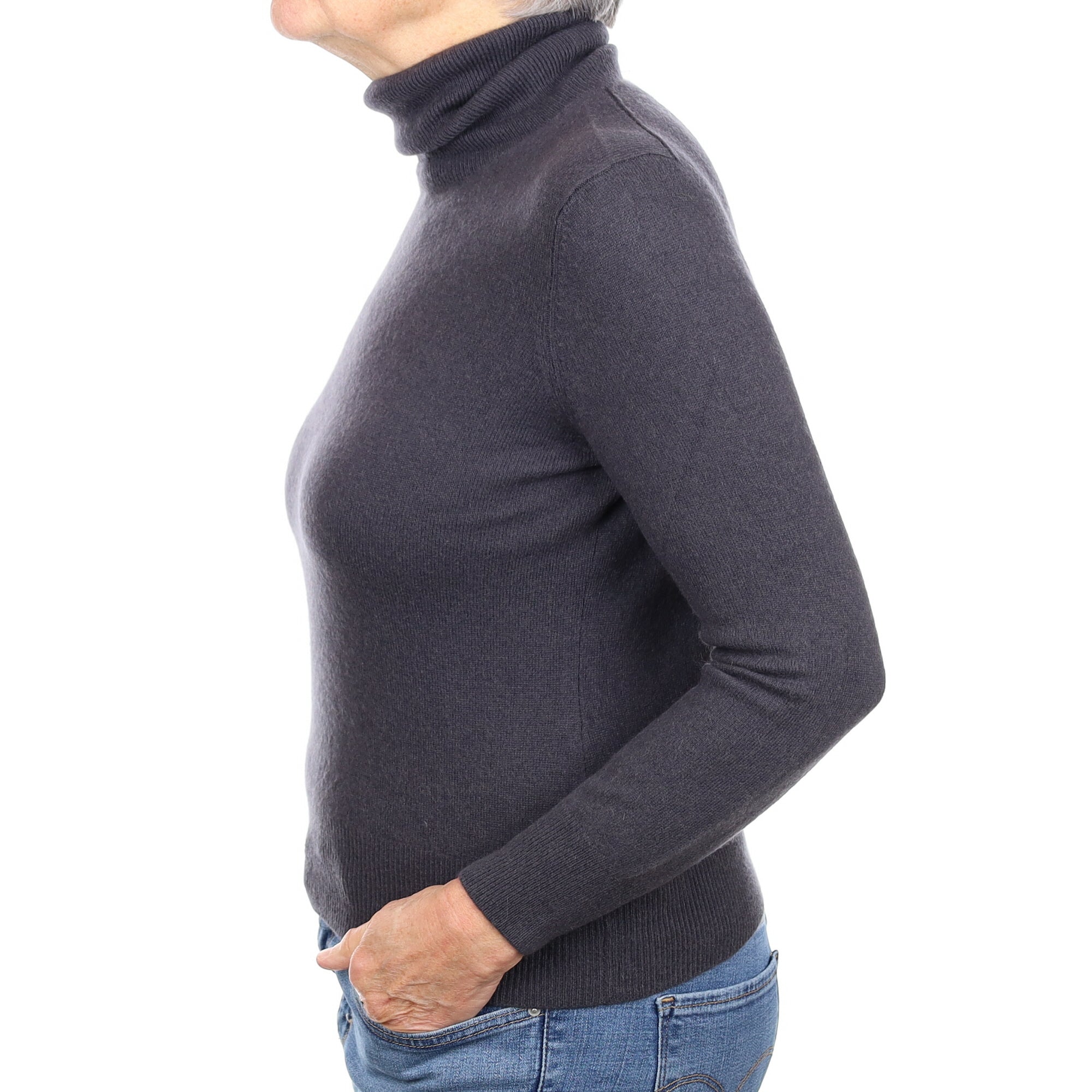 Old Navy Cashmere Polo Neck Jumper Medium