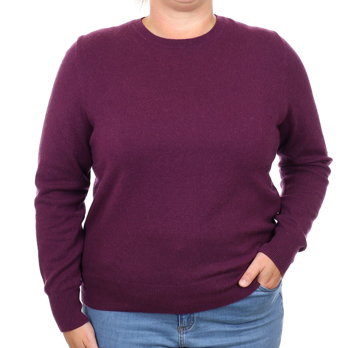 Cashmere Crew Neck Jumper Large
