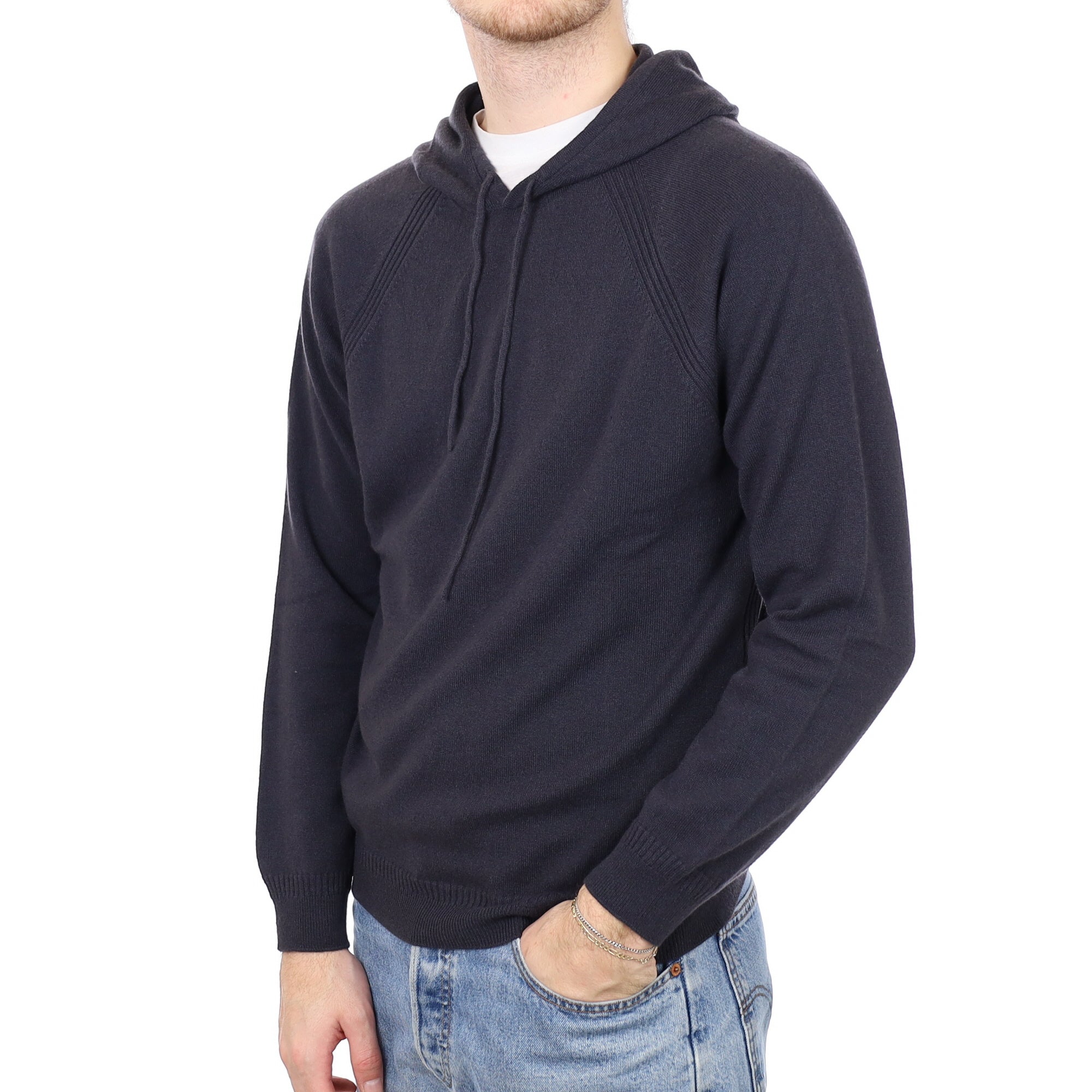 Men's Brand New Scottish Old Navy Cashmere Hoodie Jumper Medium