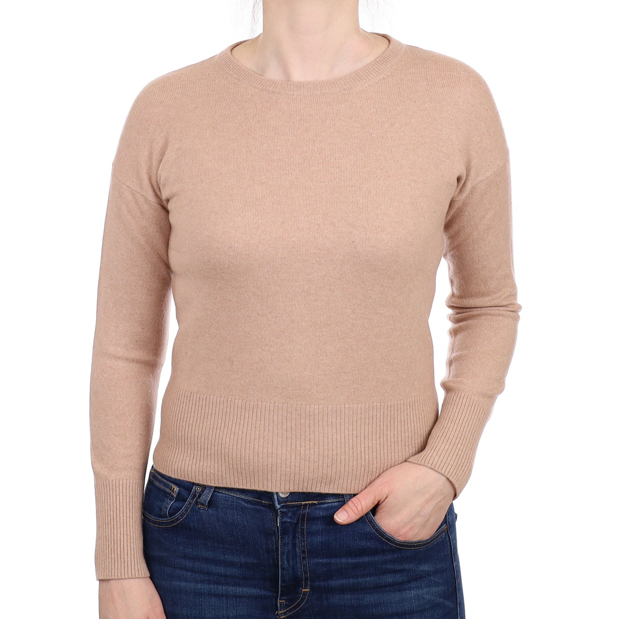 Nude Cashmere Crew Neck Jumper Small