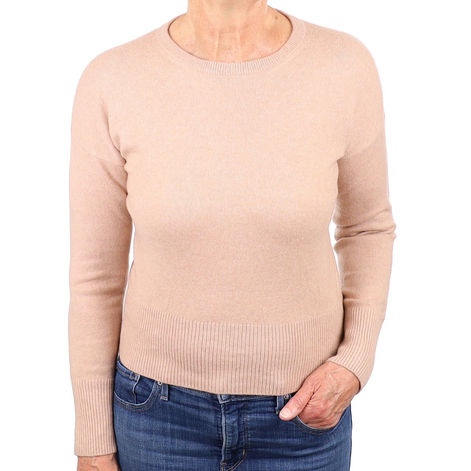 Nude Cashmere Crew Neck Jumper Medium