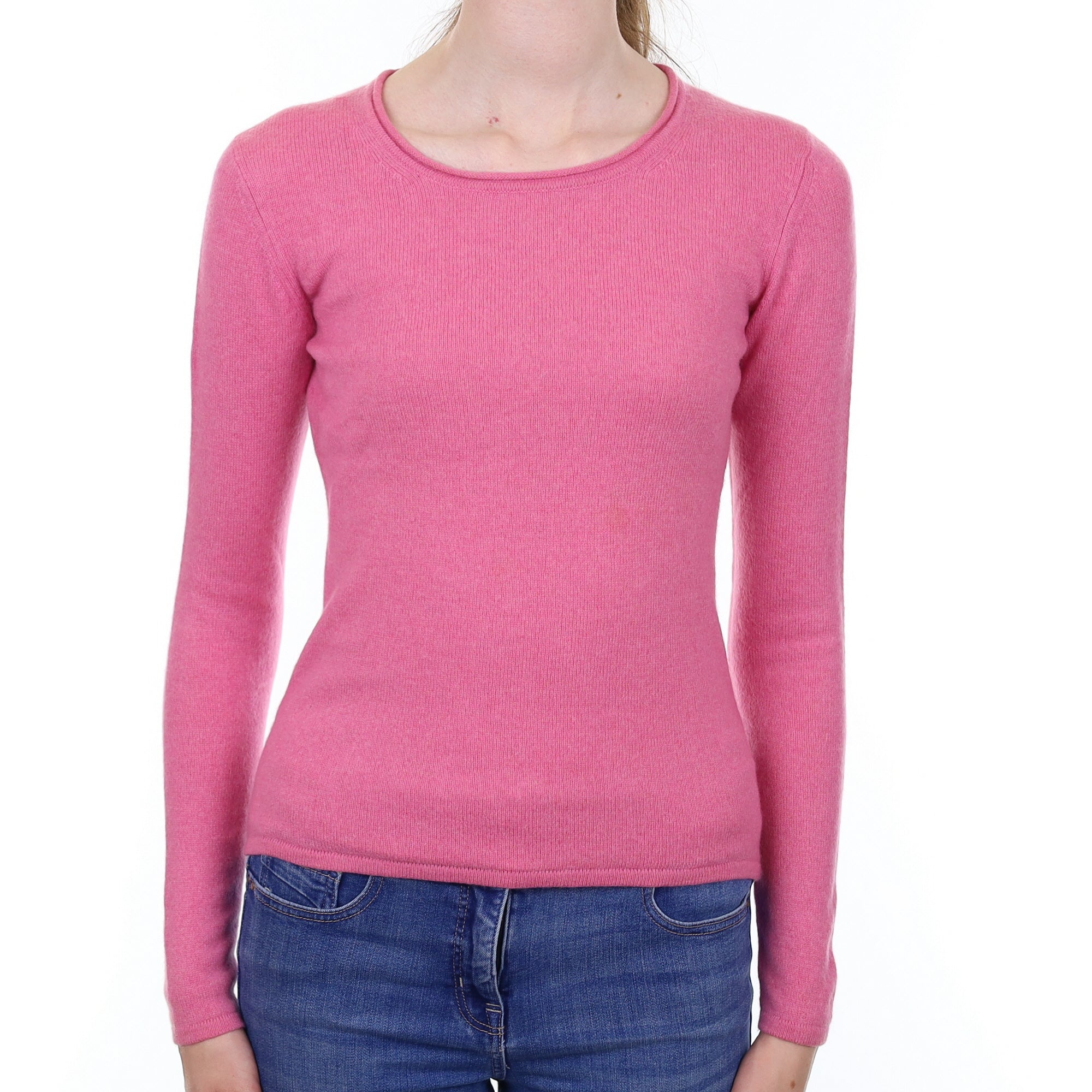 Sweat Pea Cashmere Crew Neck Jumper Extra Small