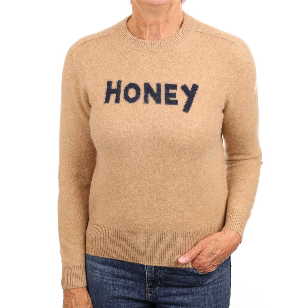 Caramel Cashmere Crew Neck Jumper Medium