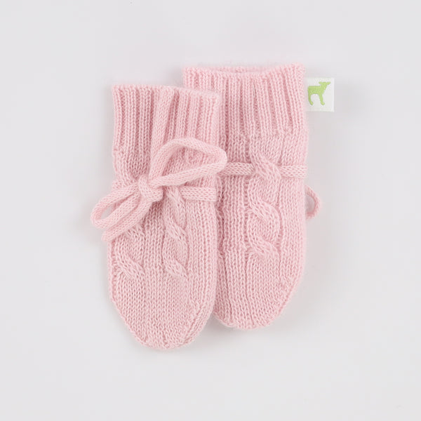 Brand New Baby Pink Cashmere Baby Mittens Newborn