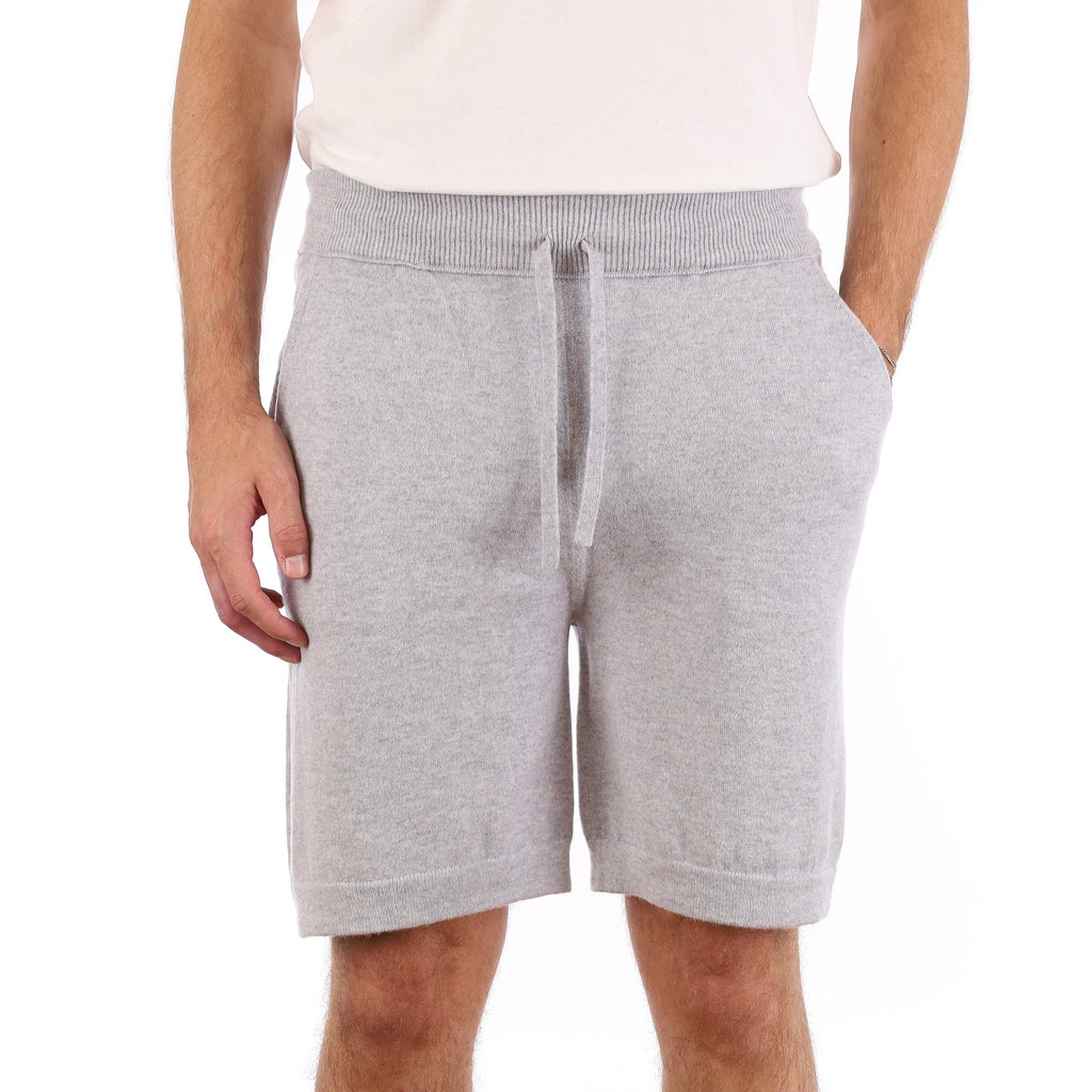 Men's Brand New Scottish Mist Grey Cashmere Lounge Shorts Medium