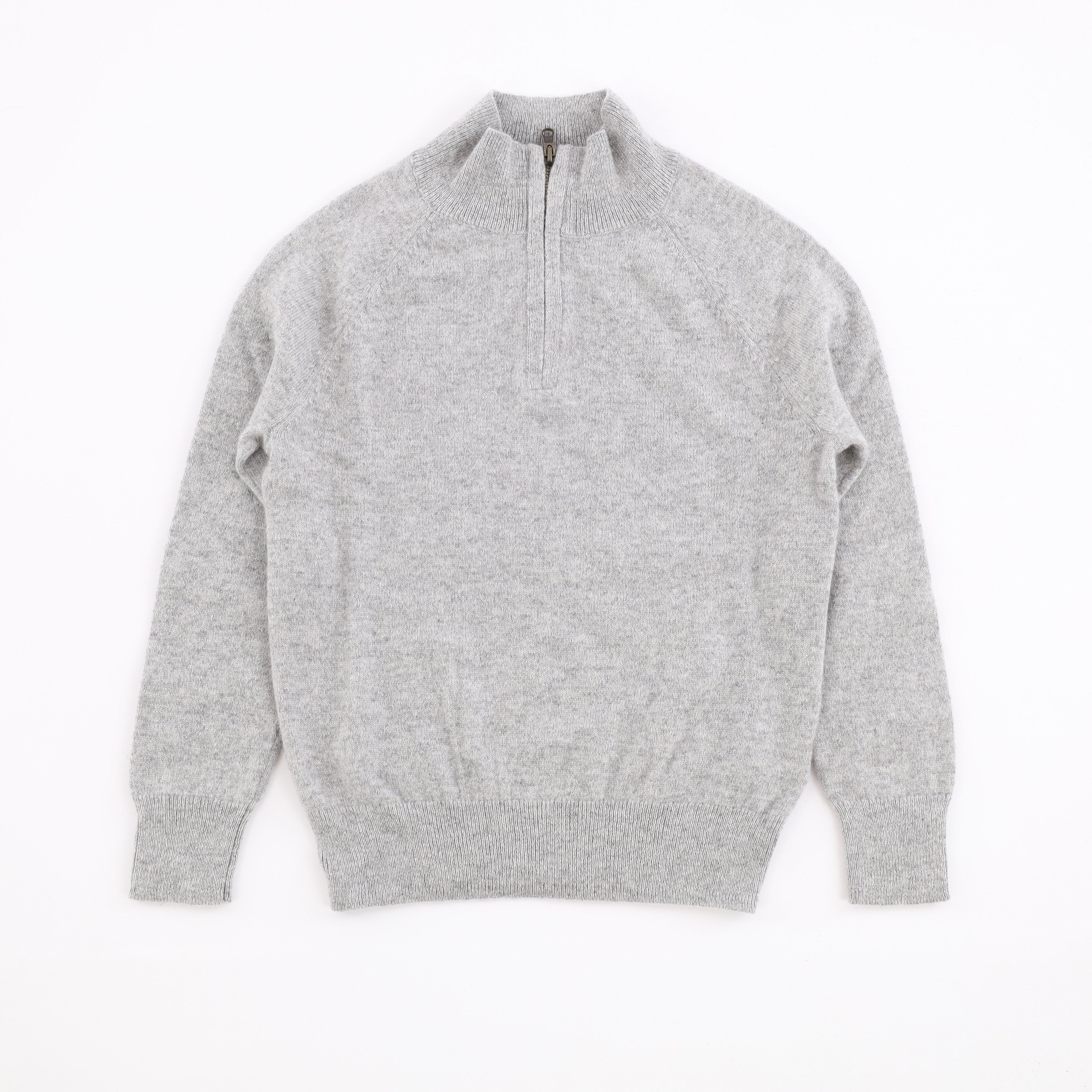 Children’s Smoke Grey Quarter Zip Jumper Age 7-8