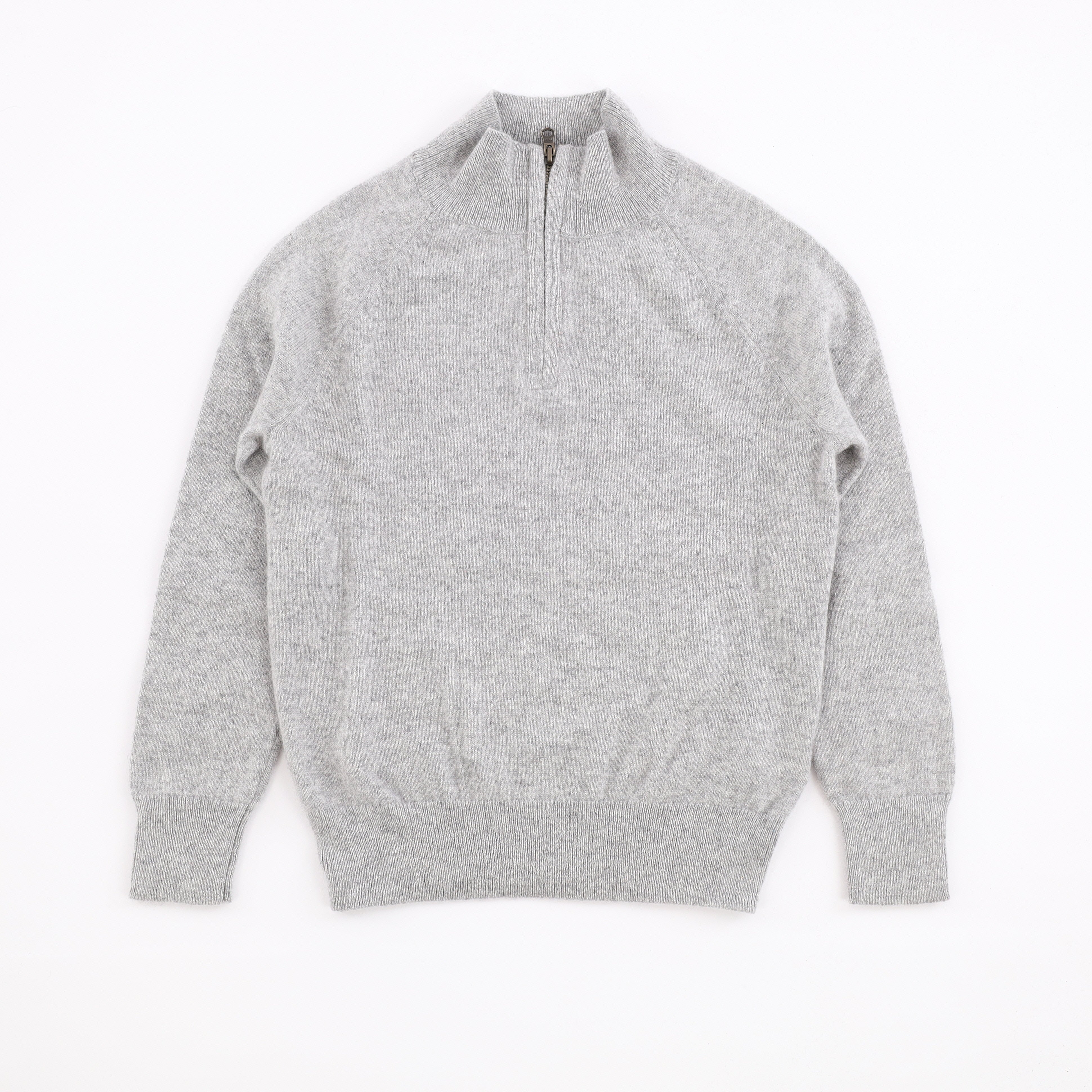 Children’s Smoke Grey Quarter Zip Jumper Age 7-8