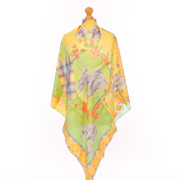 Pristine Boxed Escada Silk Scarf