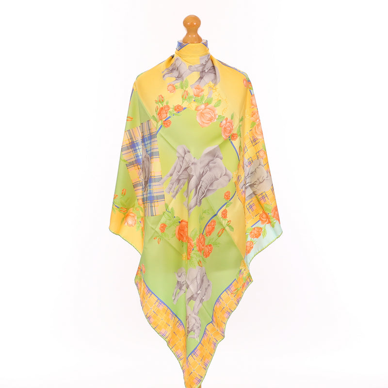 Pristine Boxed Escada Silk Scarf