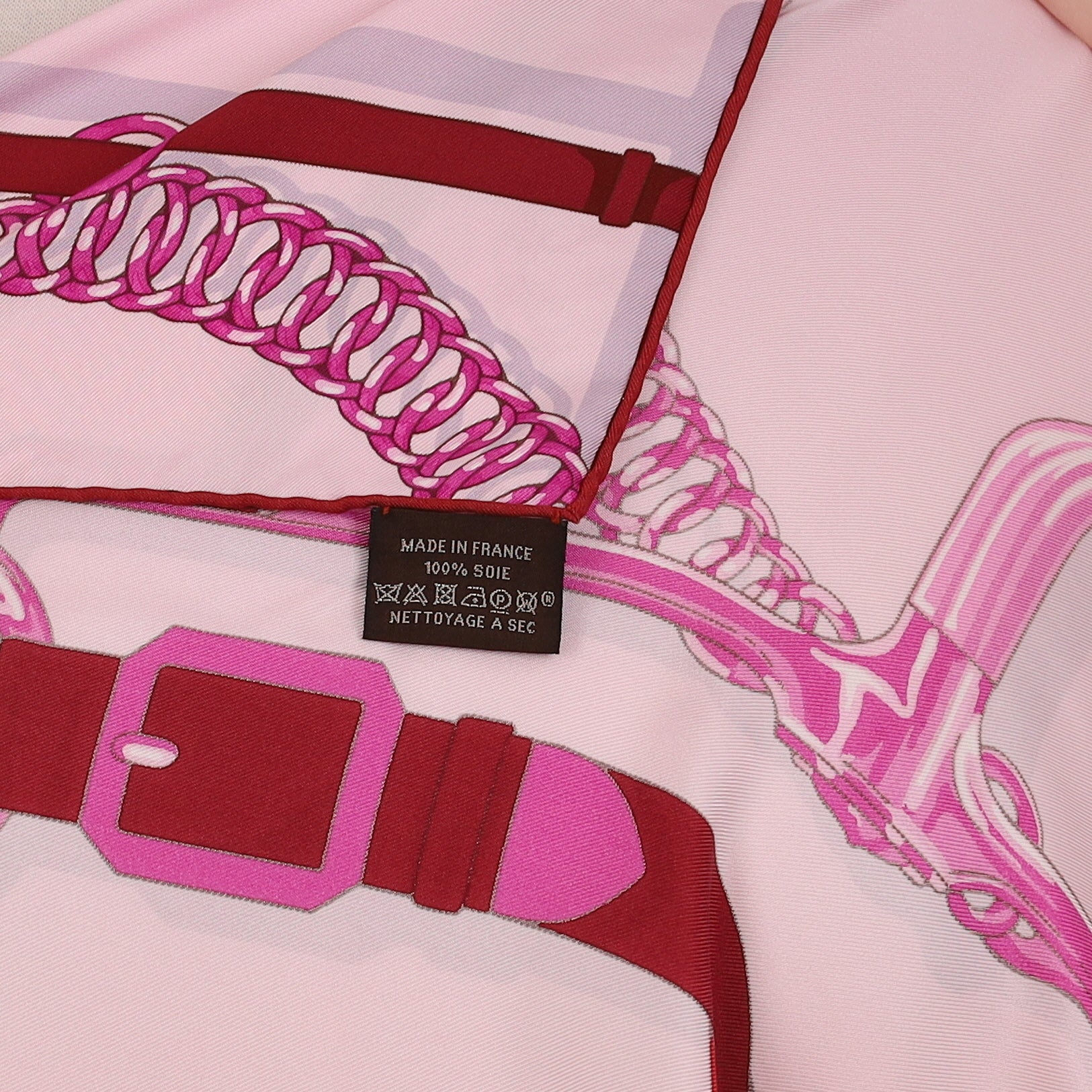 Pristine Boxed Hermès Grand Manège Detail Silk Scarf