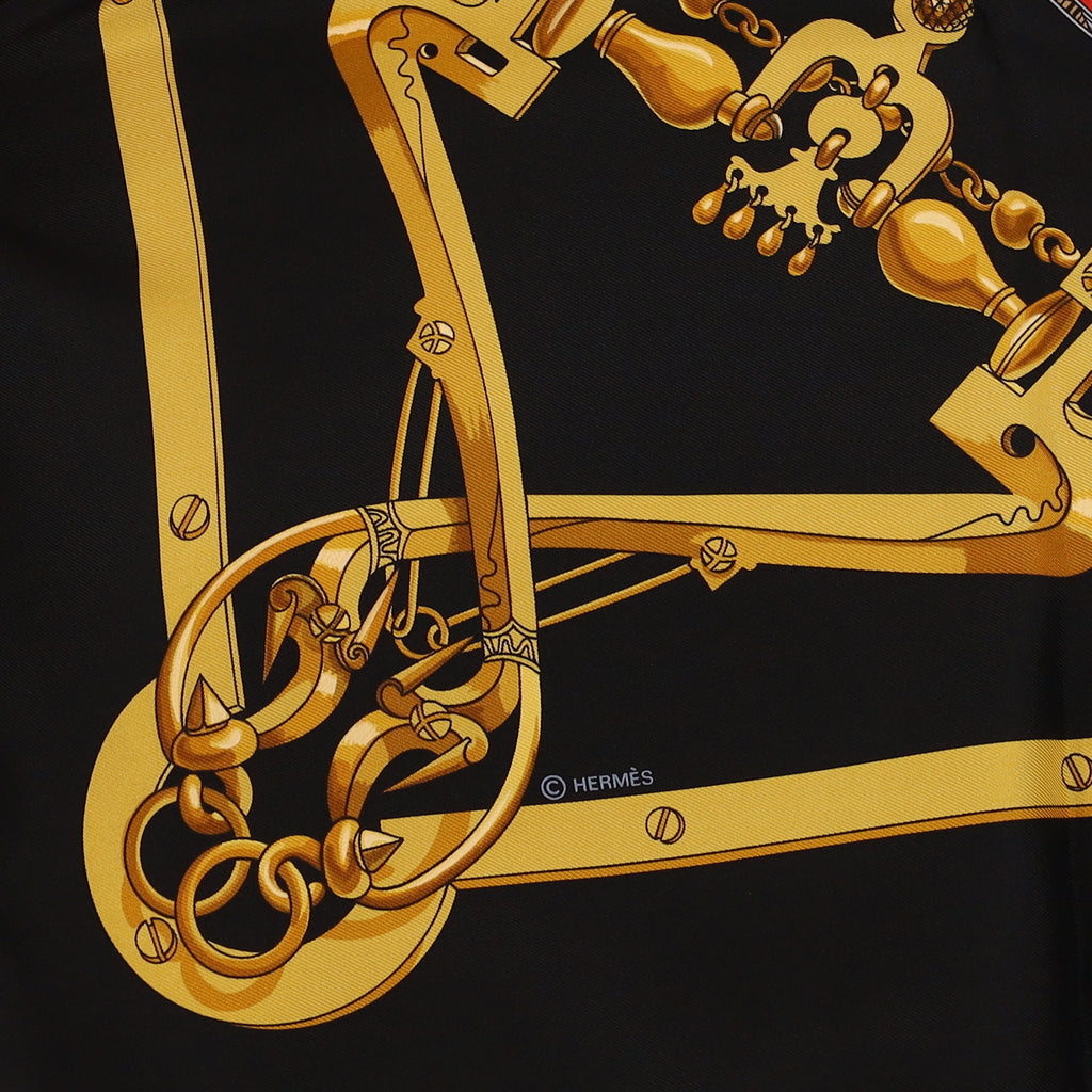 Brand New Boxed Hermès Mors Et Gourmettes Silk Scarf