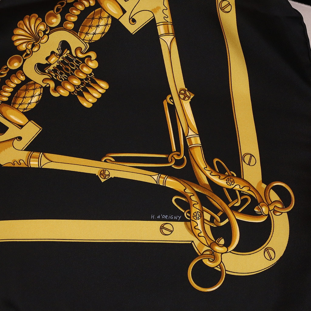 Brand New Boxed Hermès Mors Et Gourmettes Silk Scarf