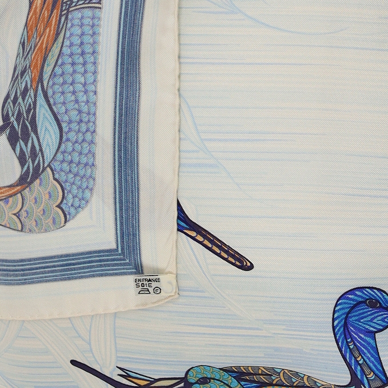 Pristine Hermès La Mare aux Canards Silk Scarf