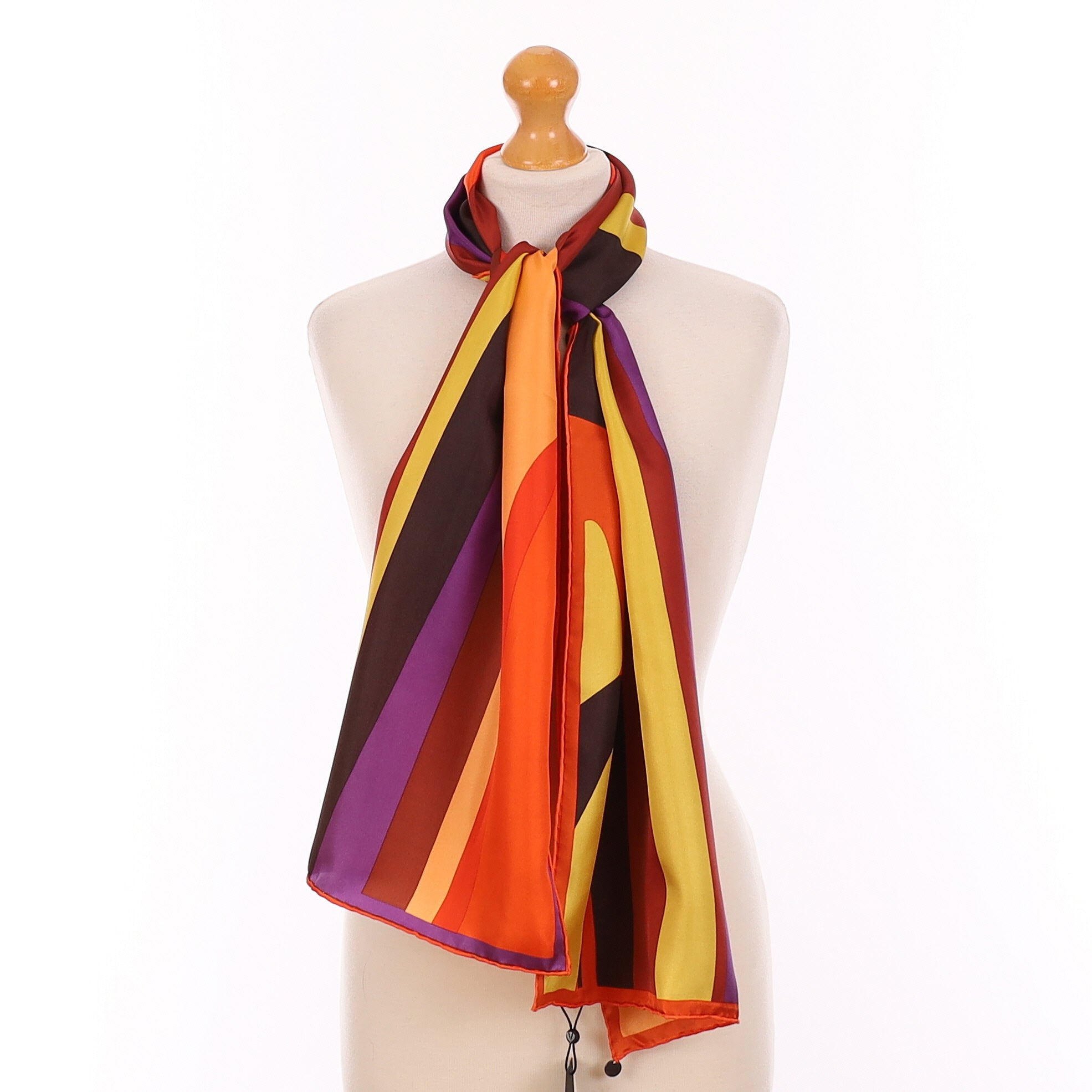 Brand New Fraas Bold Colour Silk Scarf