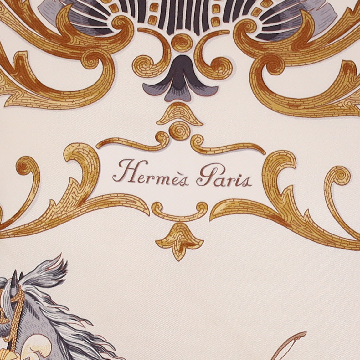 Pristine Boxed Hermès Cheval Turc Silk Scarf